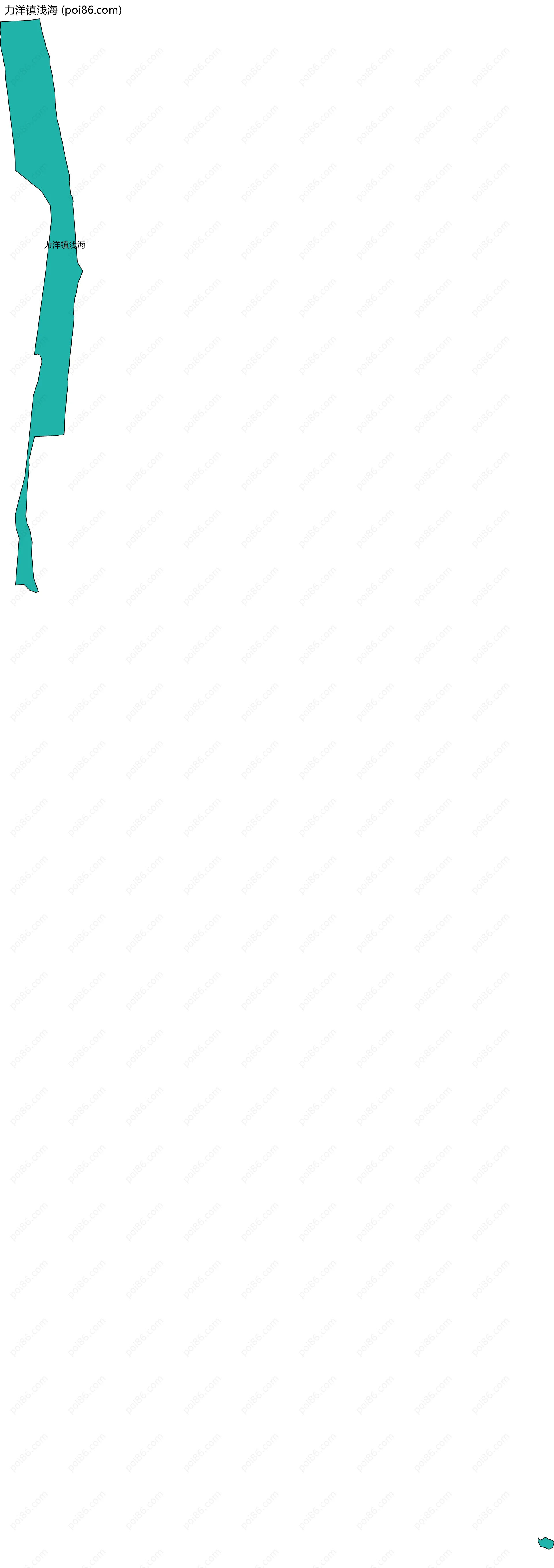 力洋镇浅海边界地图