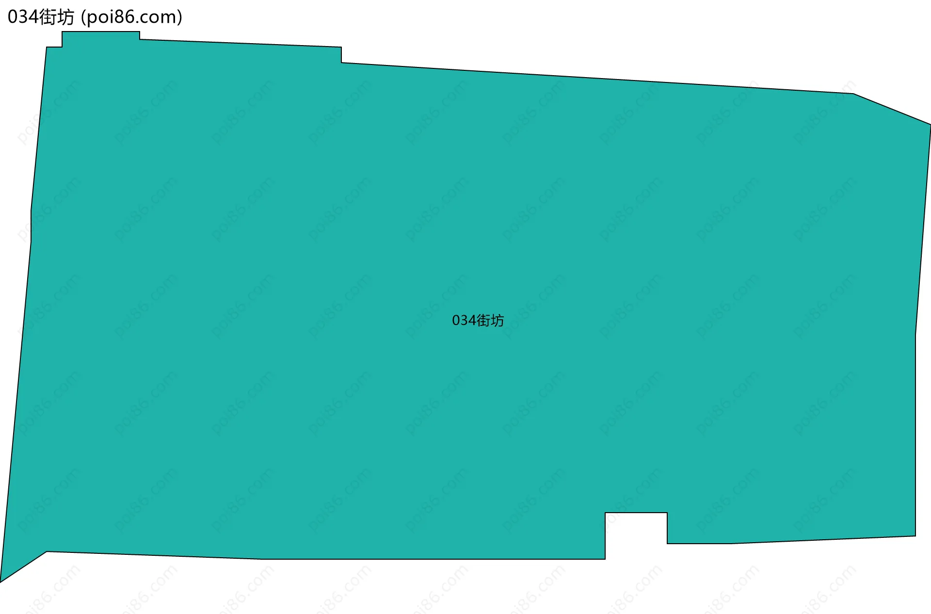 034街坊边界地图