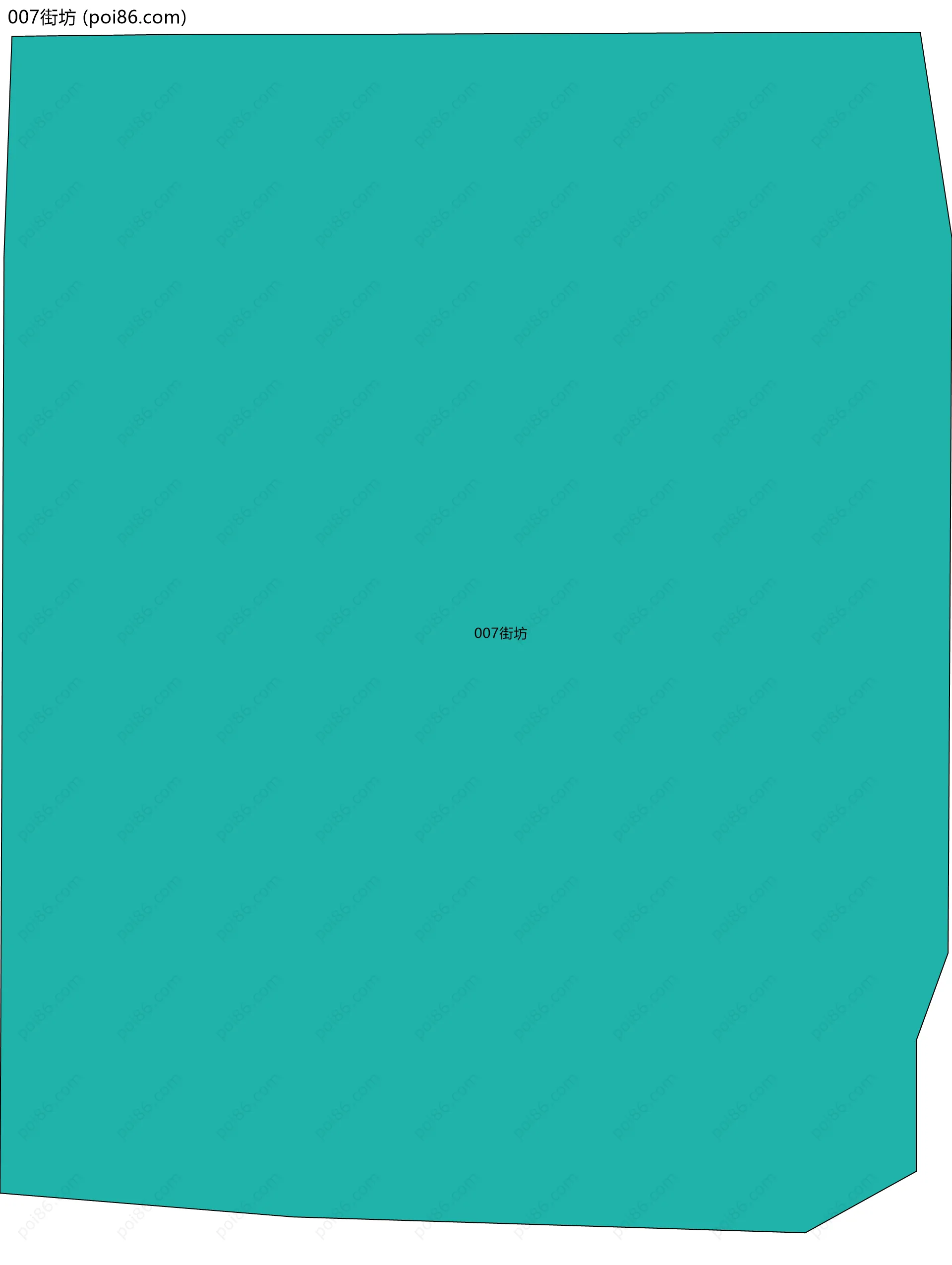 007街坊边界地图