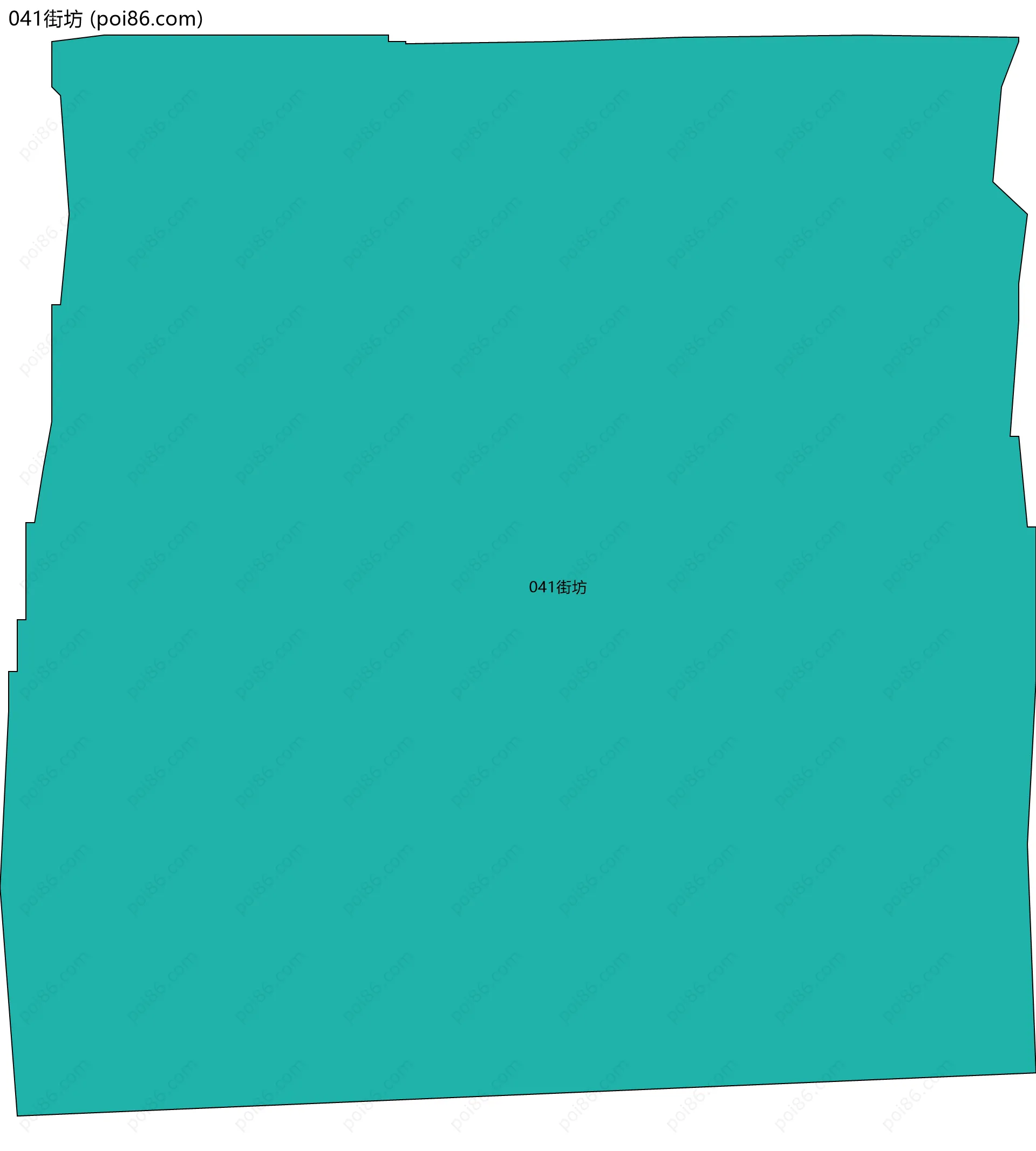 041街坊边界地图