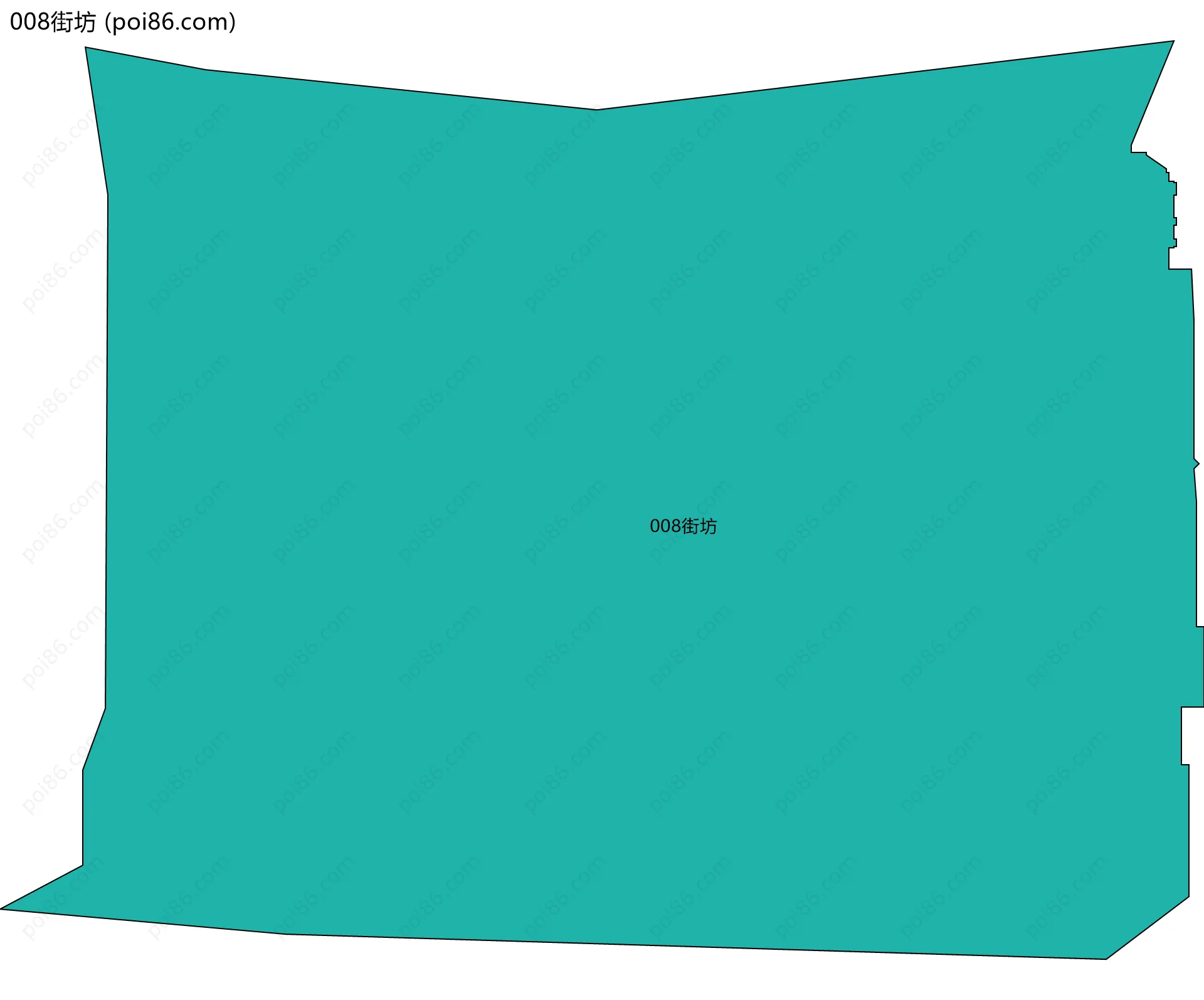 008街坊边界地图