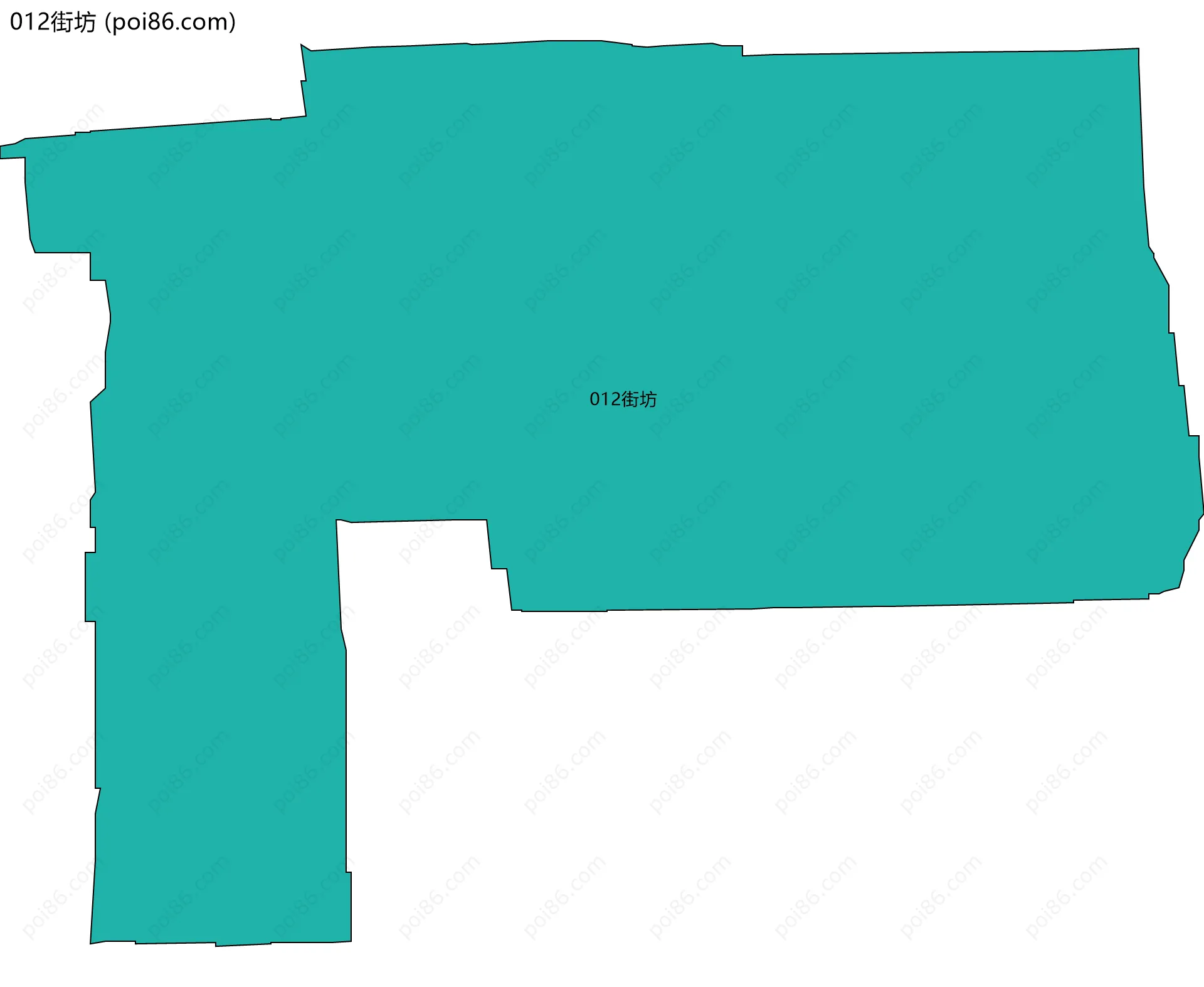 012街坊边界地图