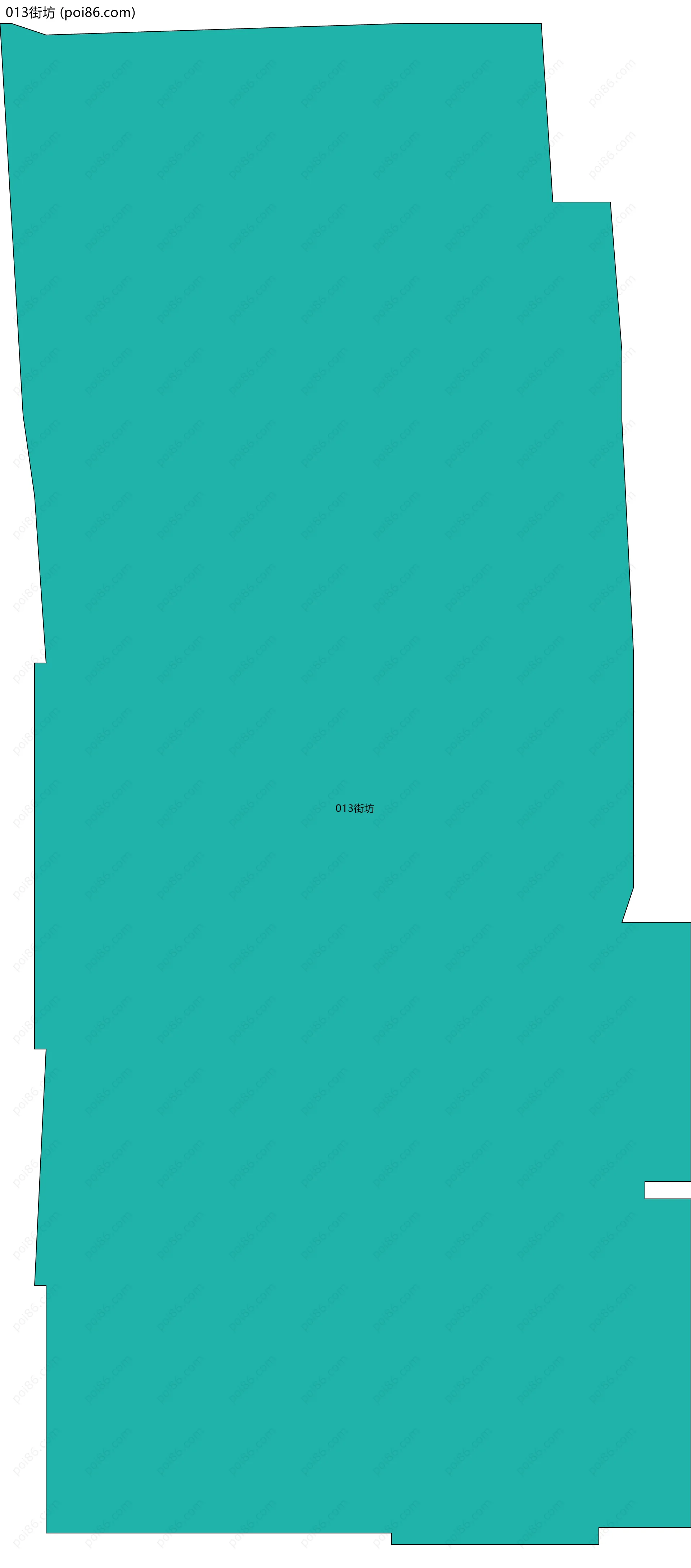 013街坊边界地图
