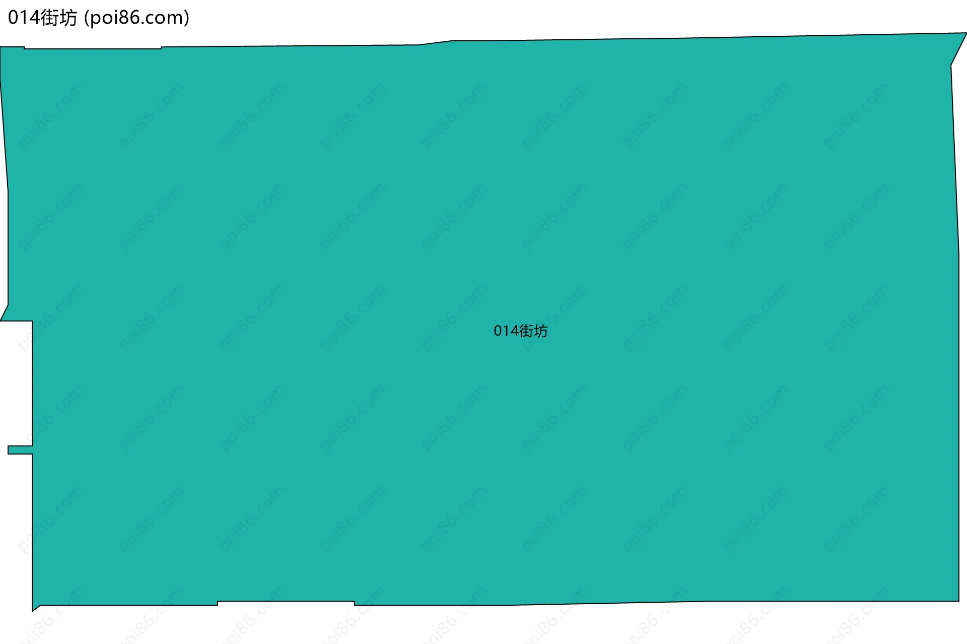 014街坊边界地图