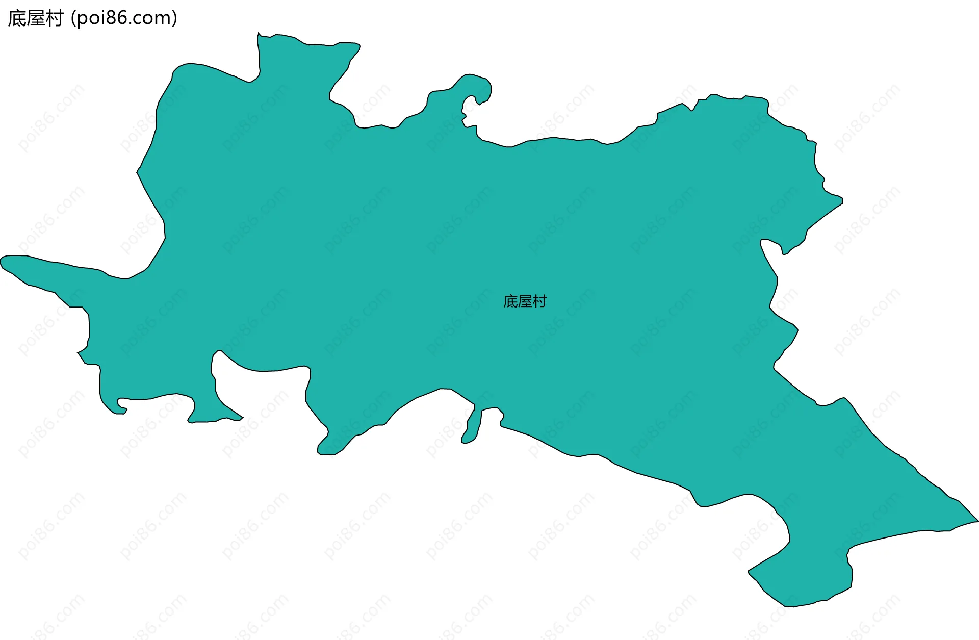 底屋村边界地图