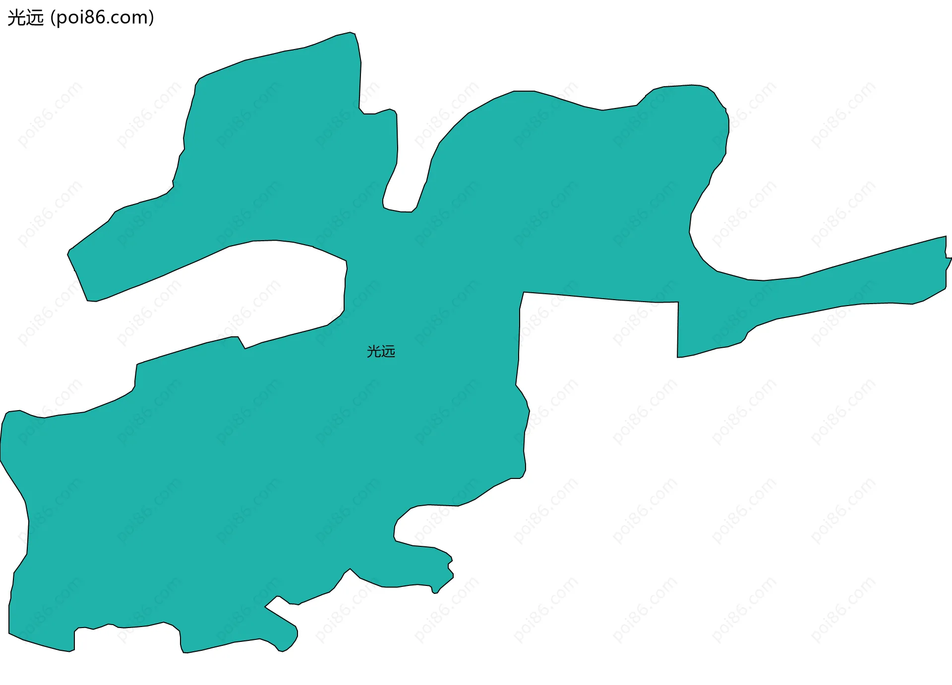 光远边界地图
