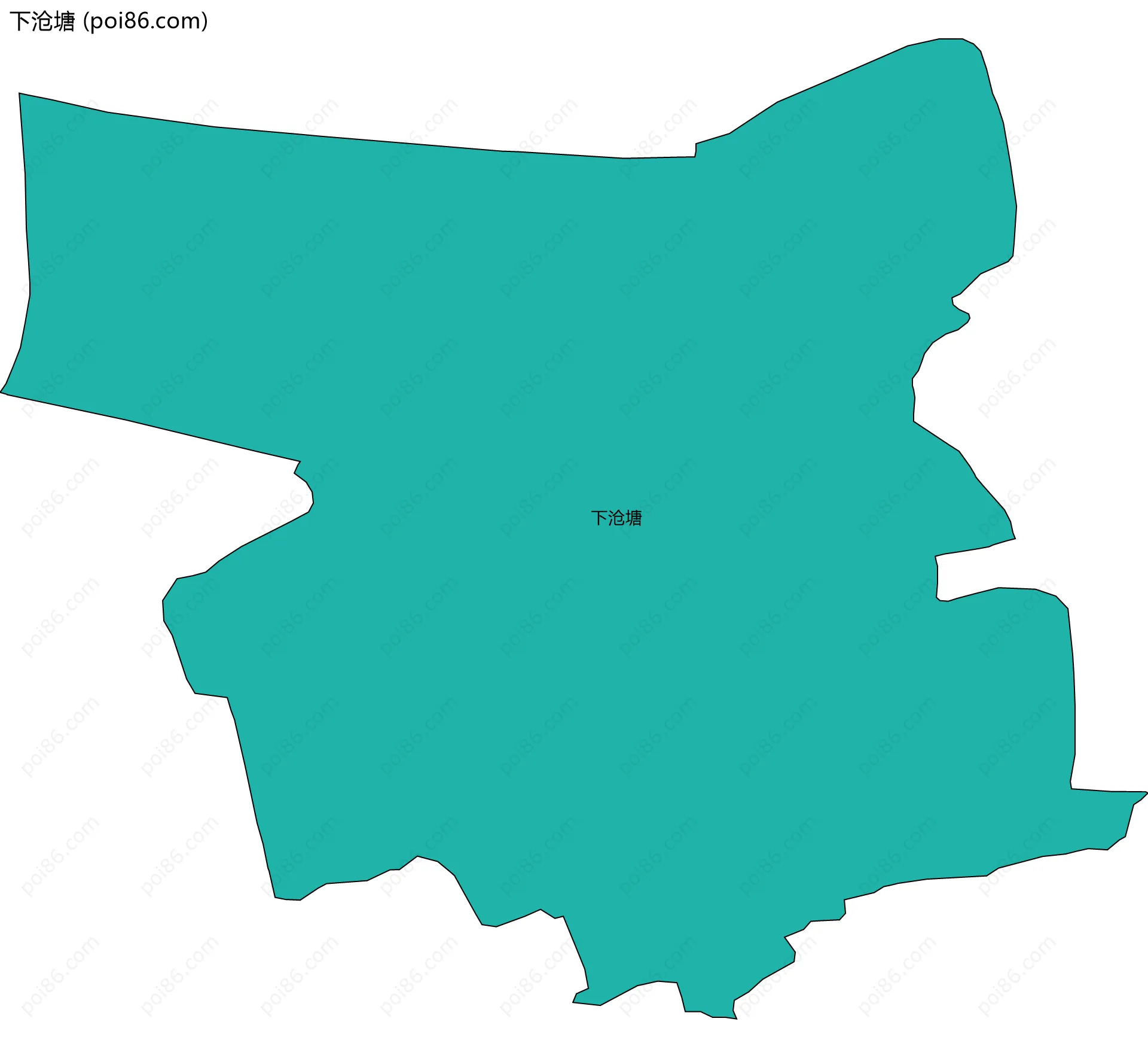 下沧塘边界地图