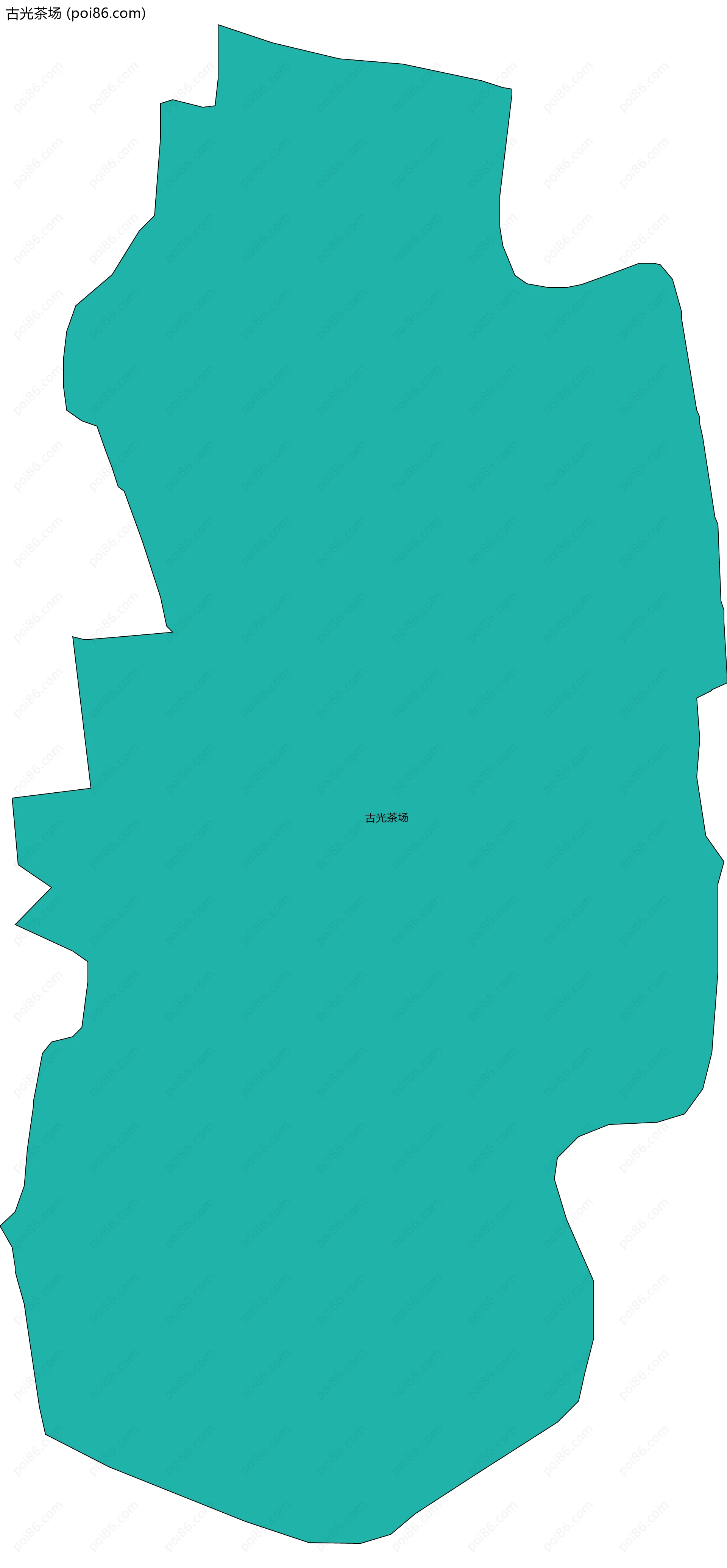 古光茶场边界地图