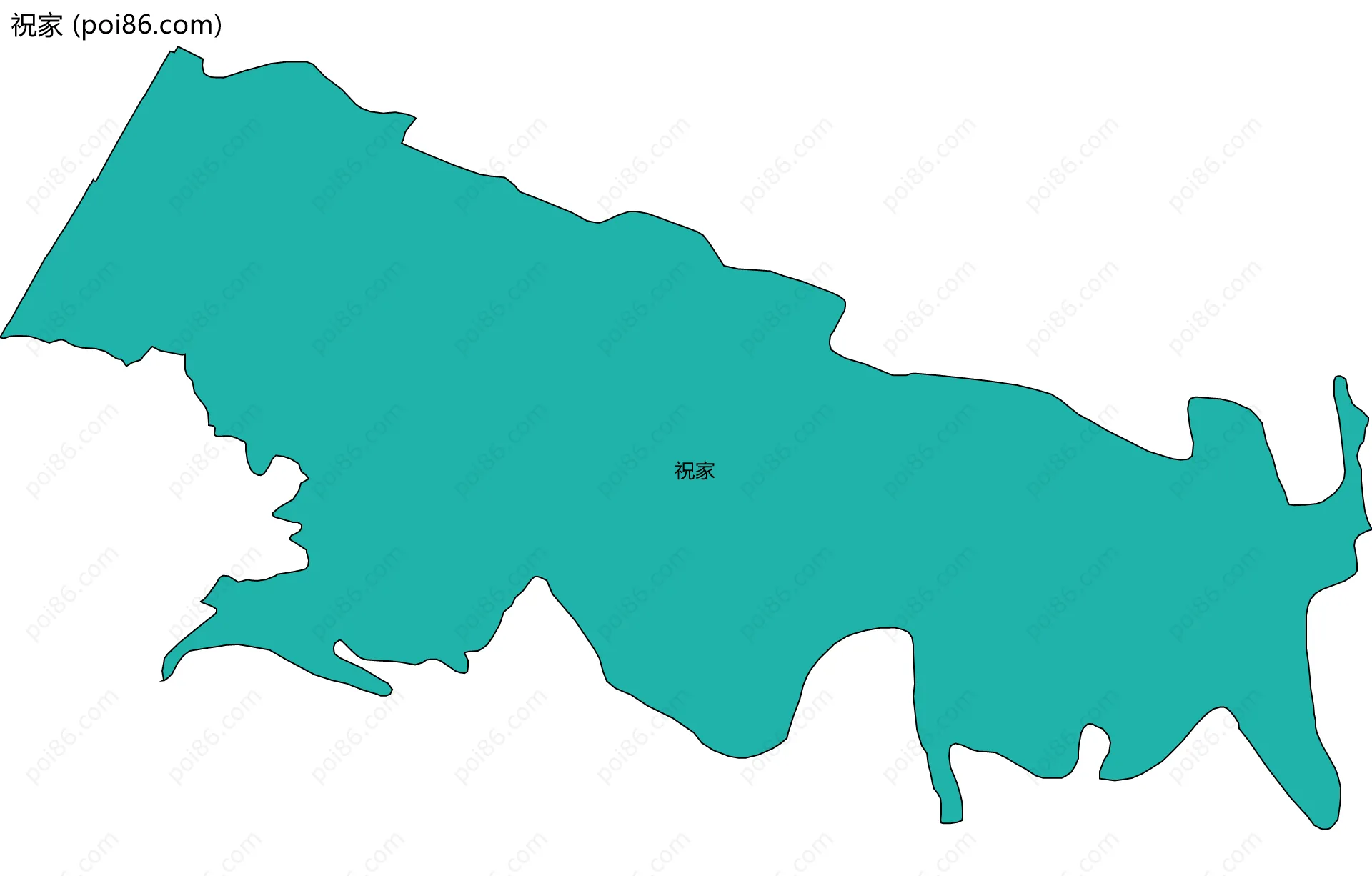 祝家边界地图