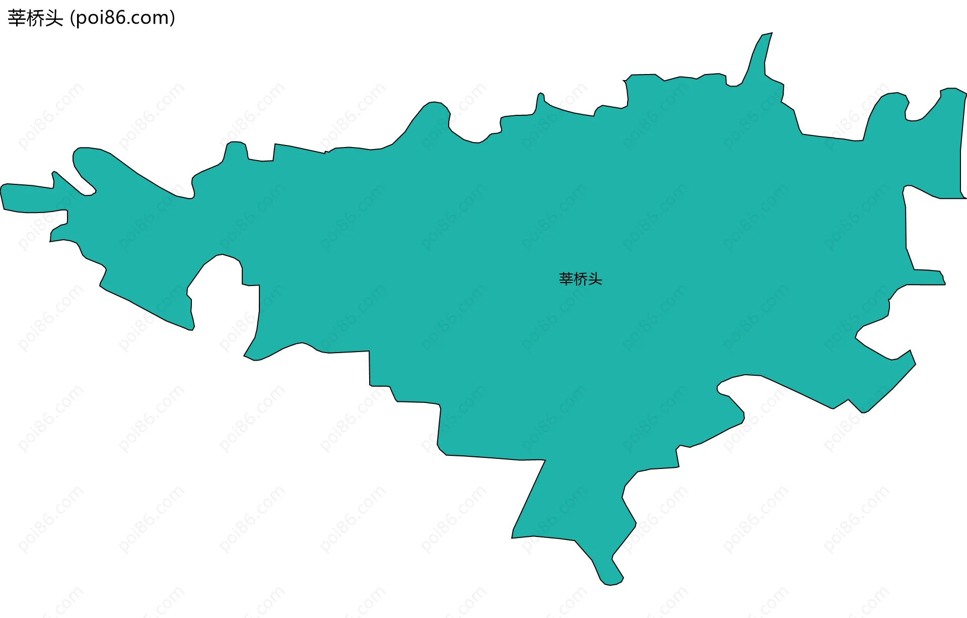 莘桥头边界地图