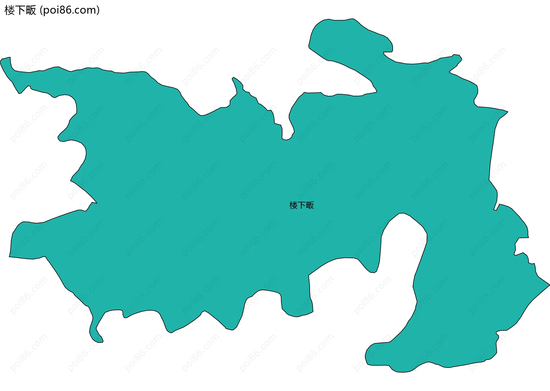 楼下畈边界地图