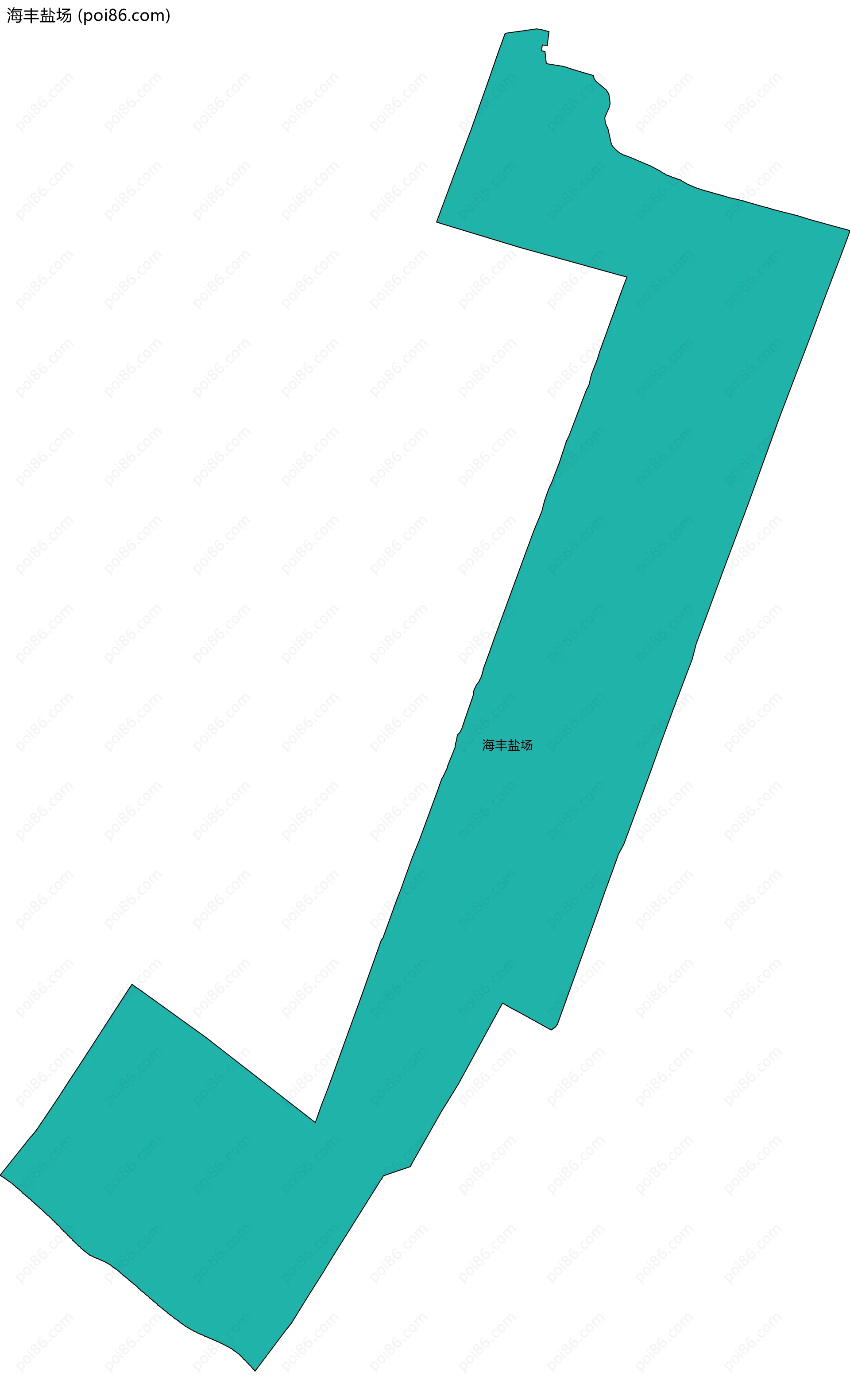 海丰盐场边界地图