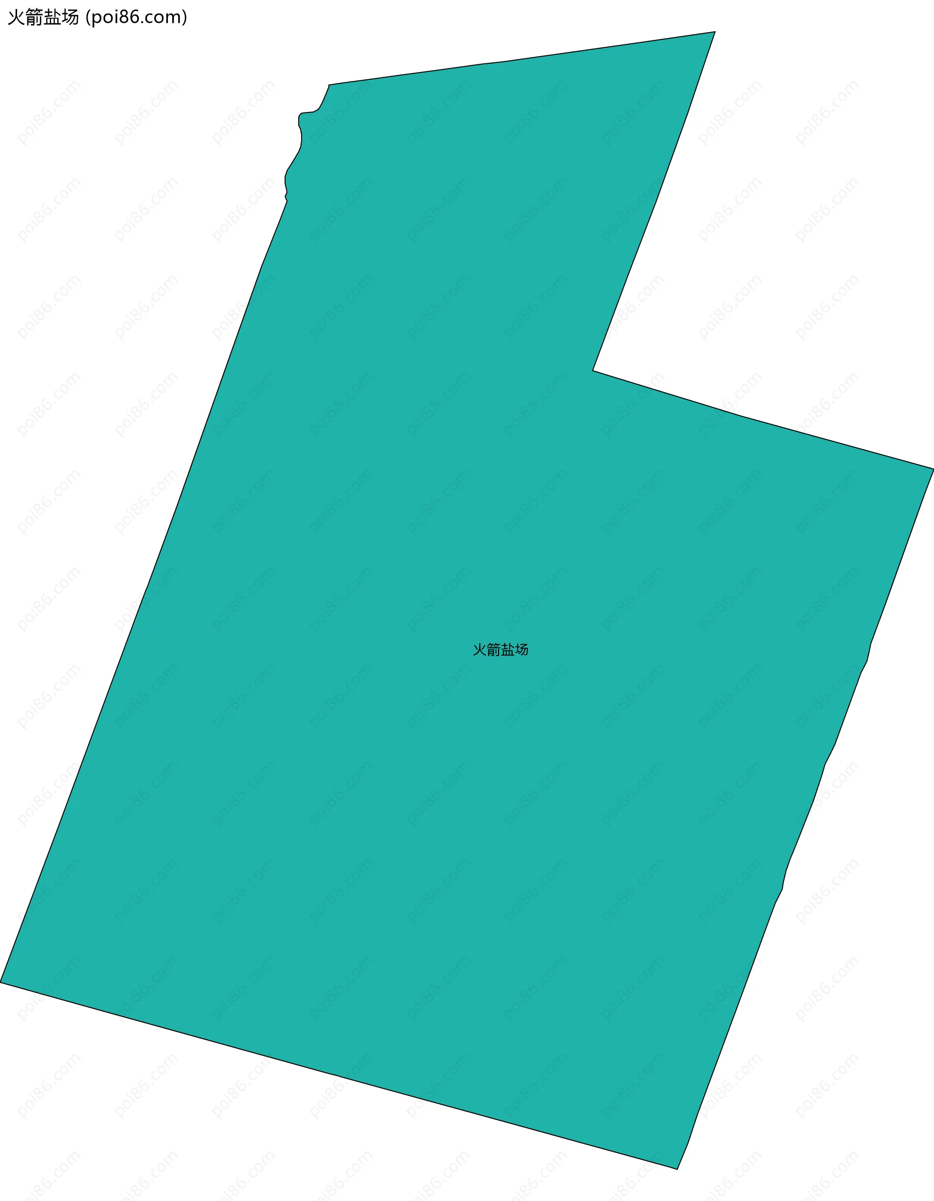 火箭盐场边界地图