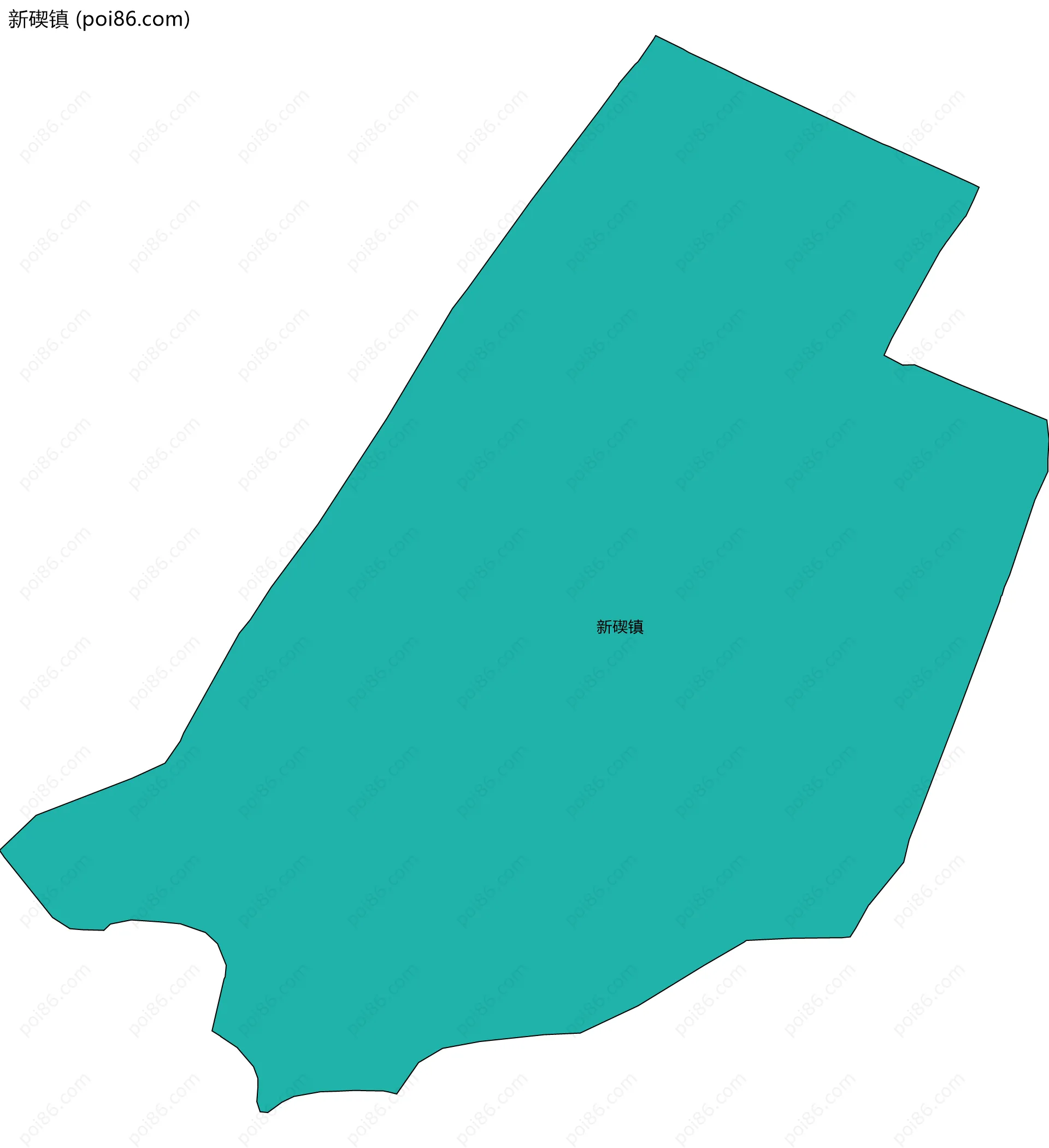 新碶镇边界地图