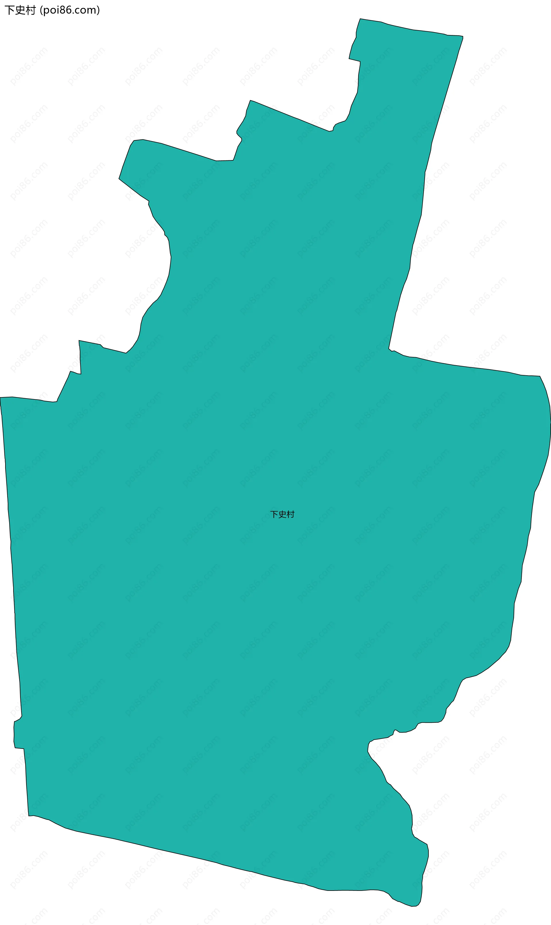 下史村边界地图