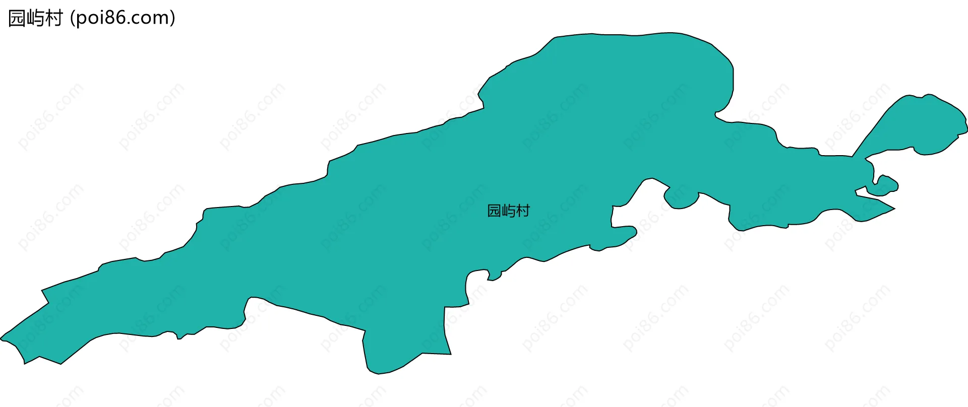 园屿村边界地图