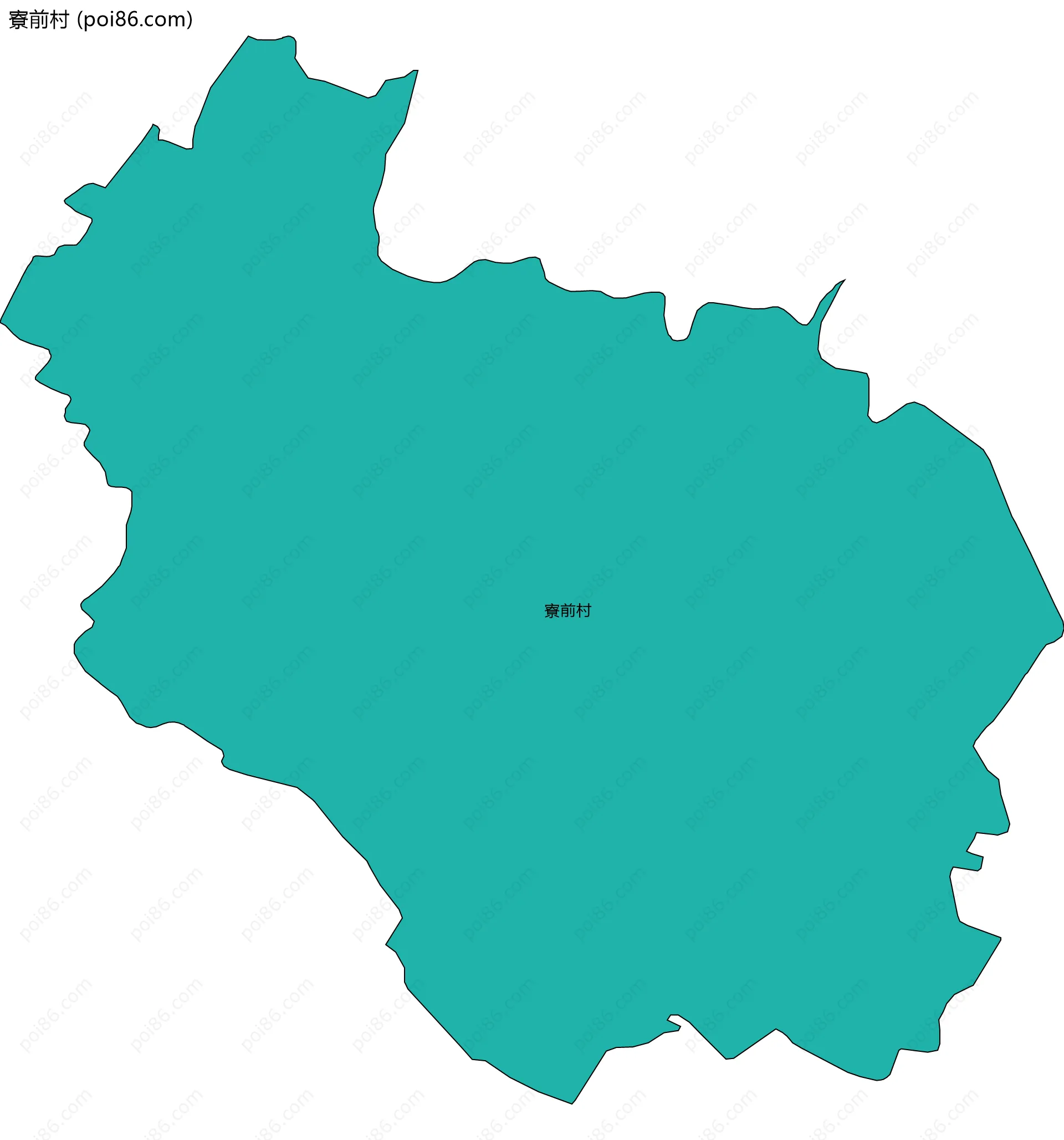 寮前村边界地图