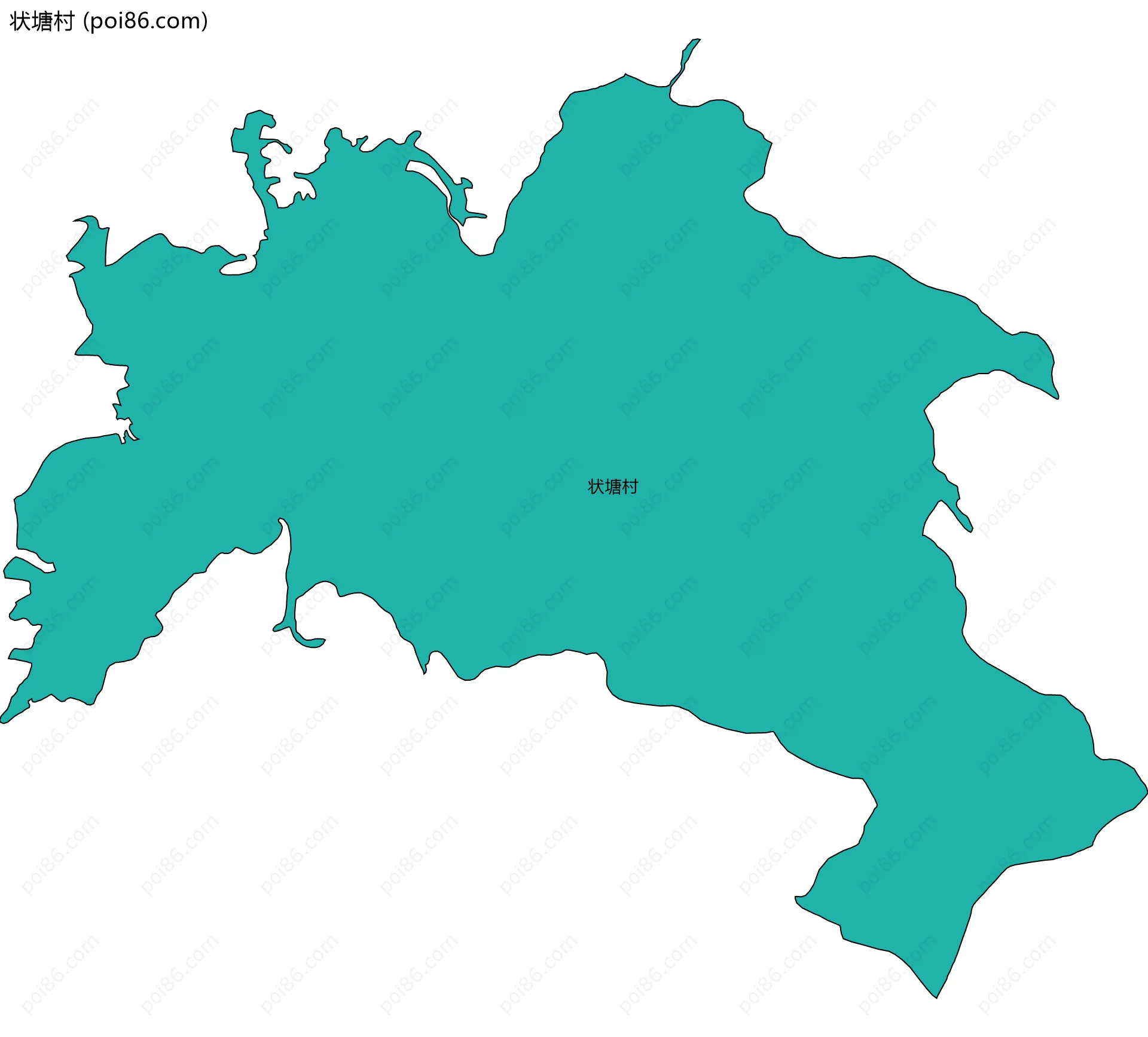 状塘村边界地图