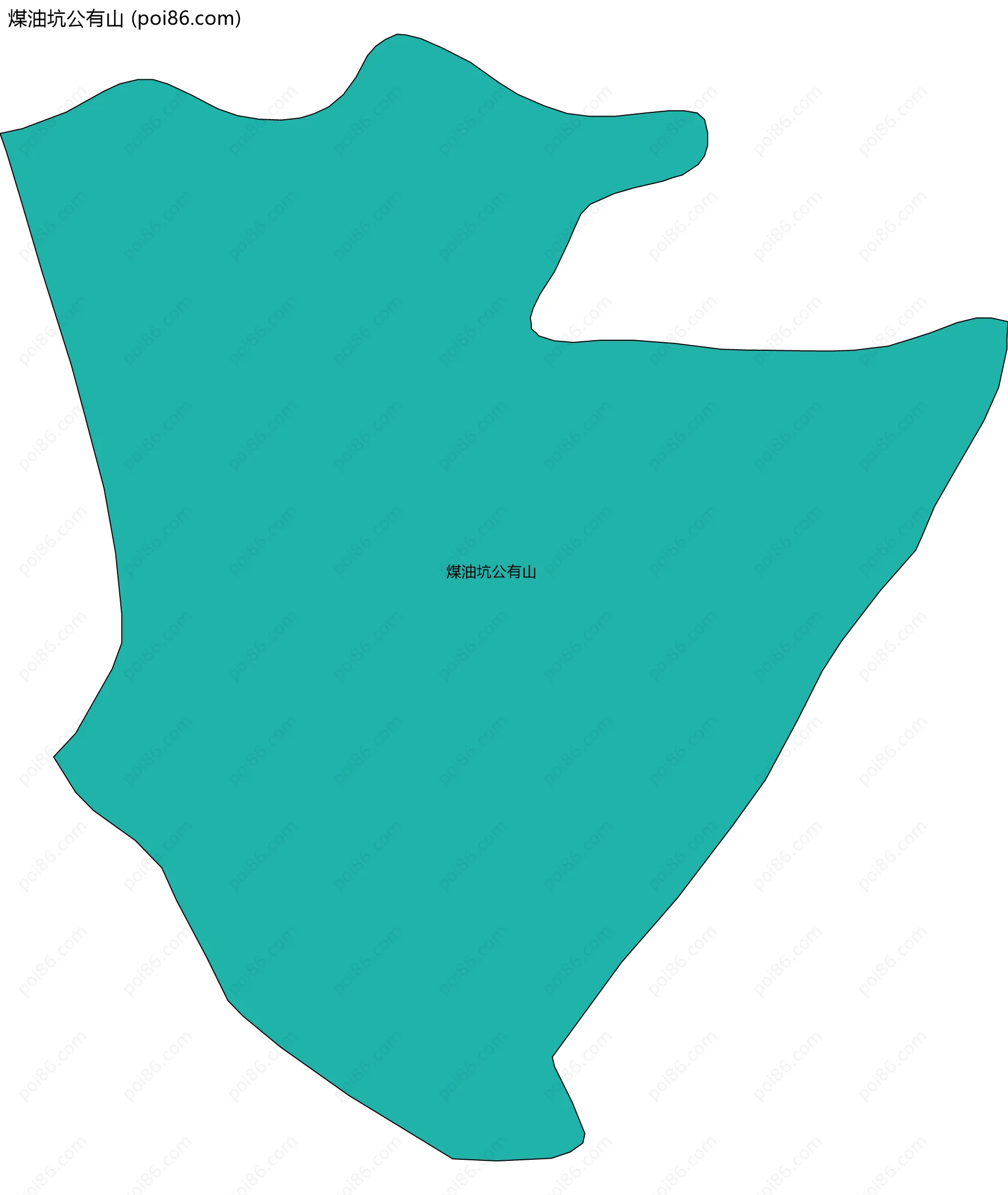 煤油坑公有山边界地图