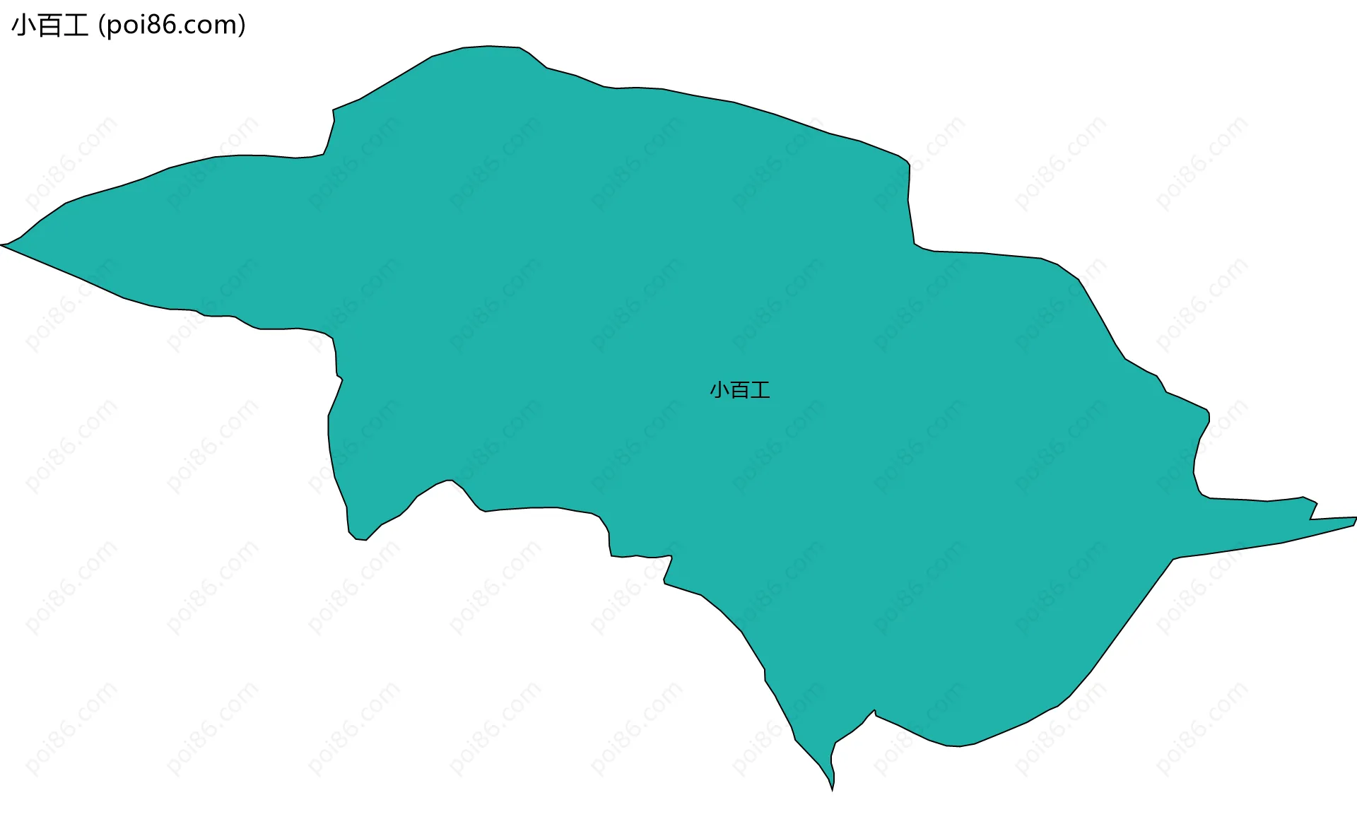 小百工边界地图