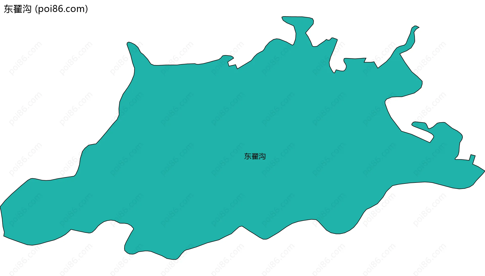 东翟沟边界地图