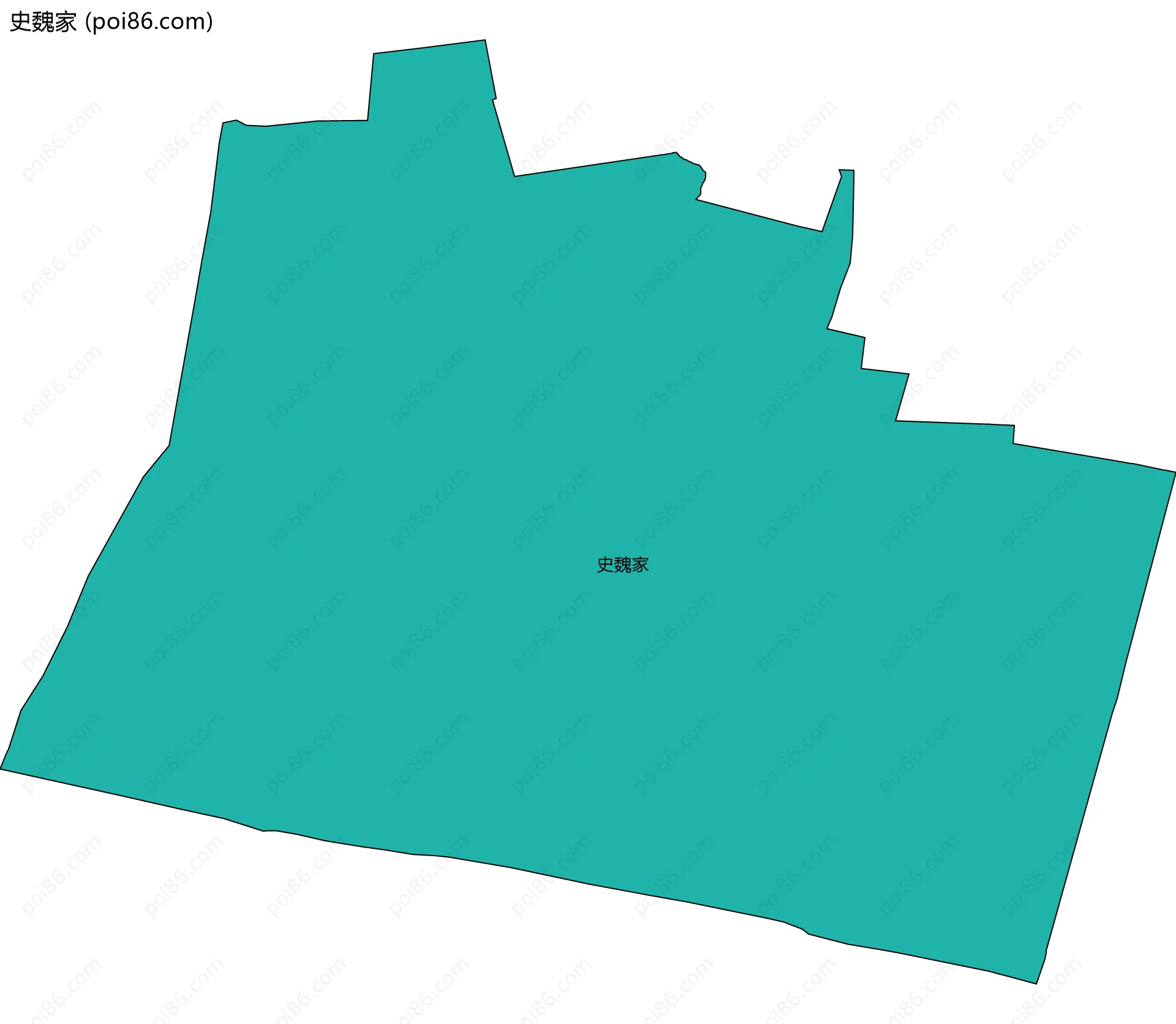 史魏家边界地图