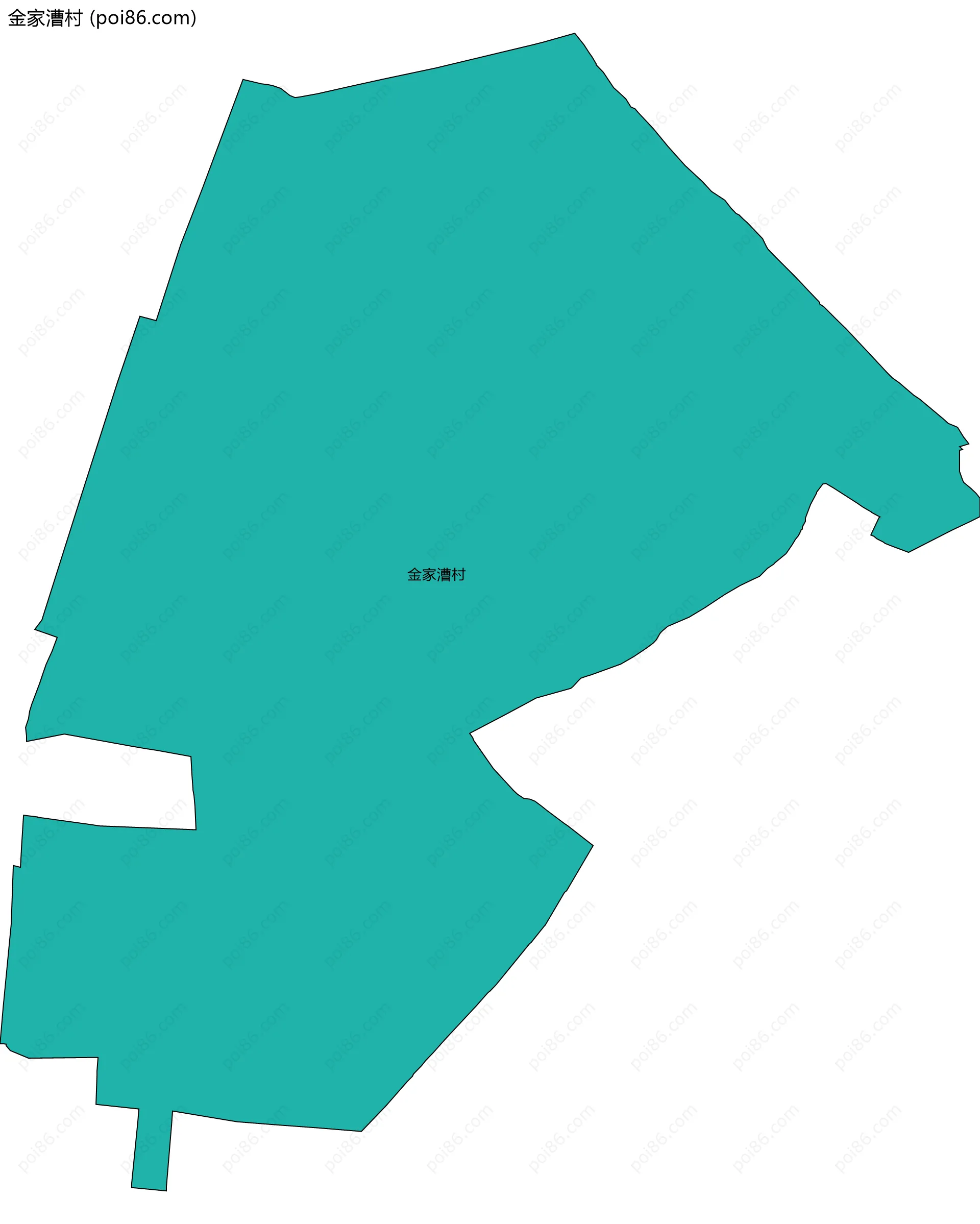 金家漕村边界地图