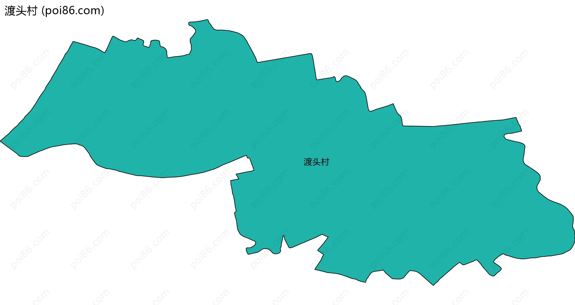 渡头村边界地图