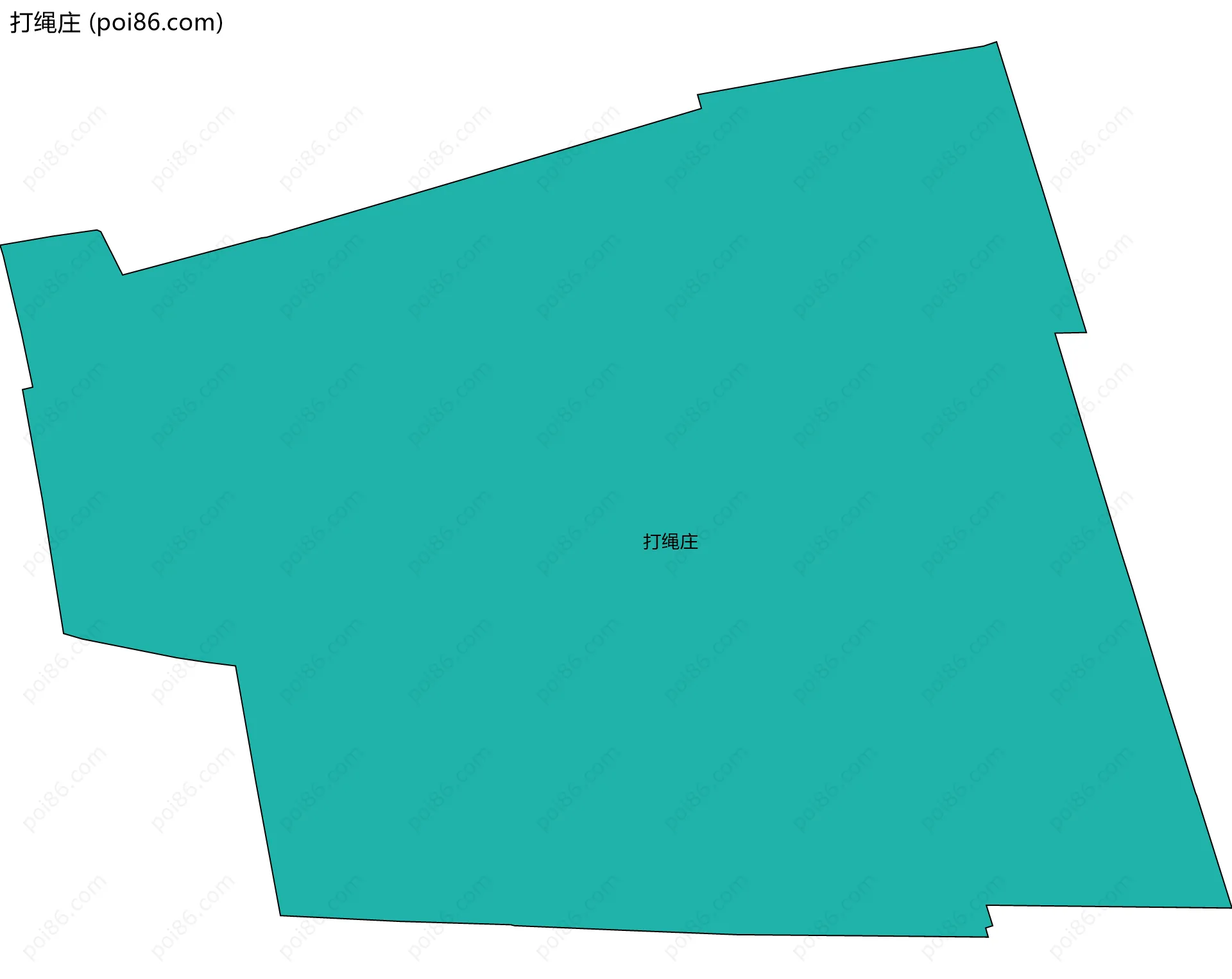 打绳庄边界地图