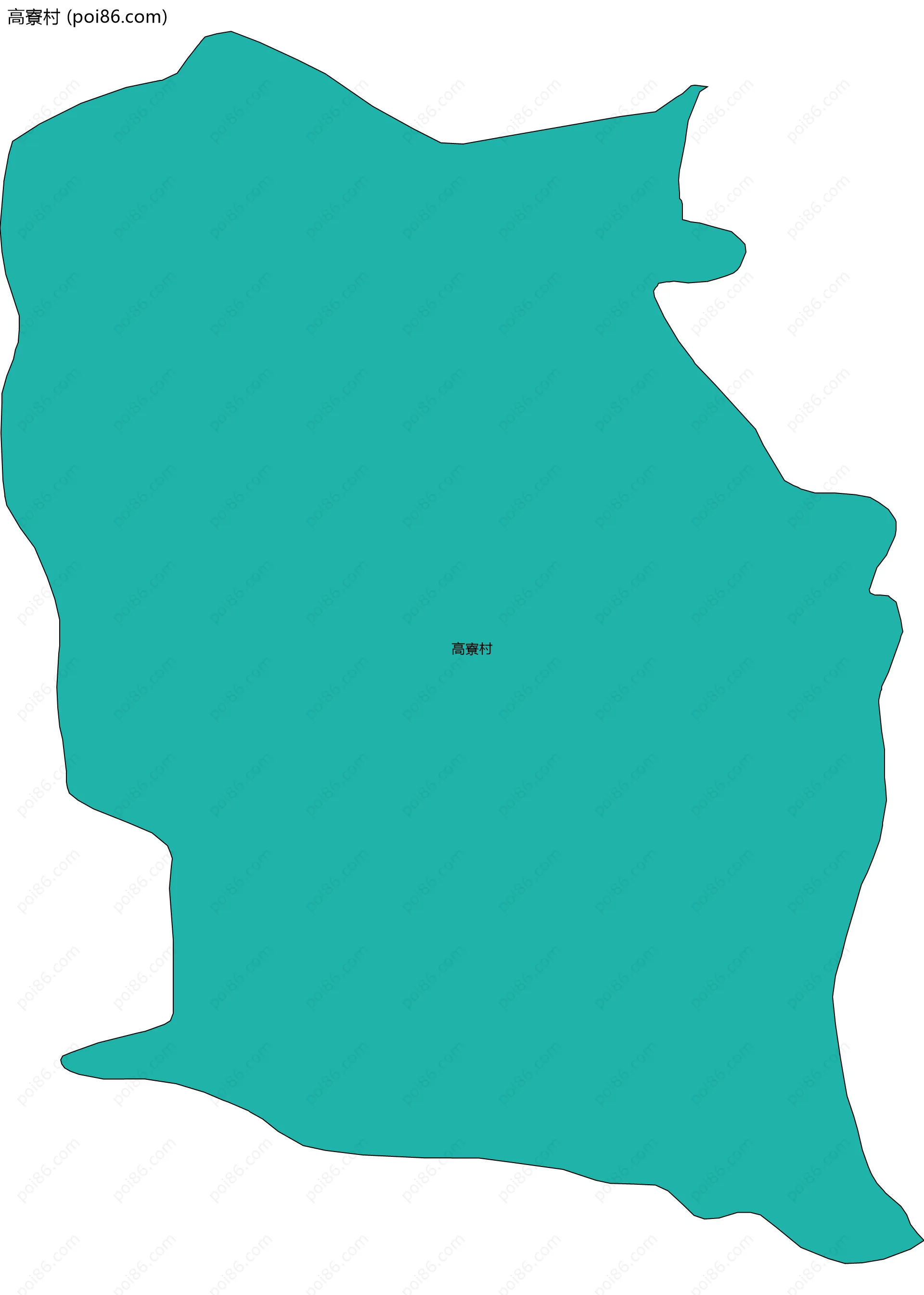 高寮村边界地图