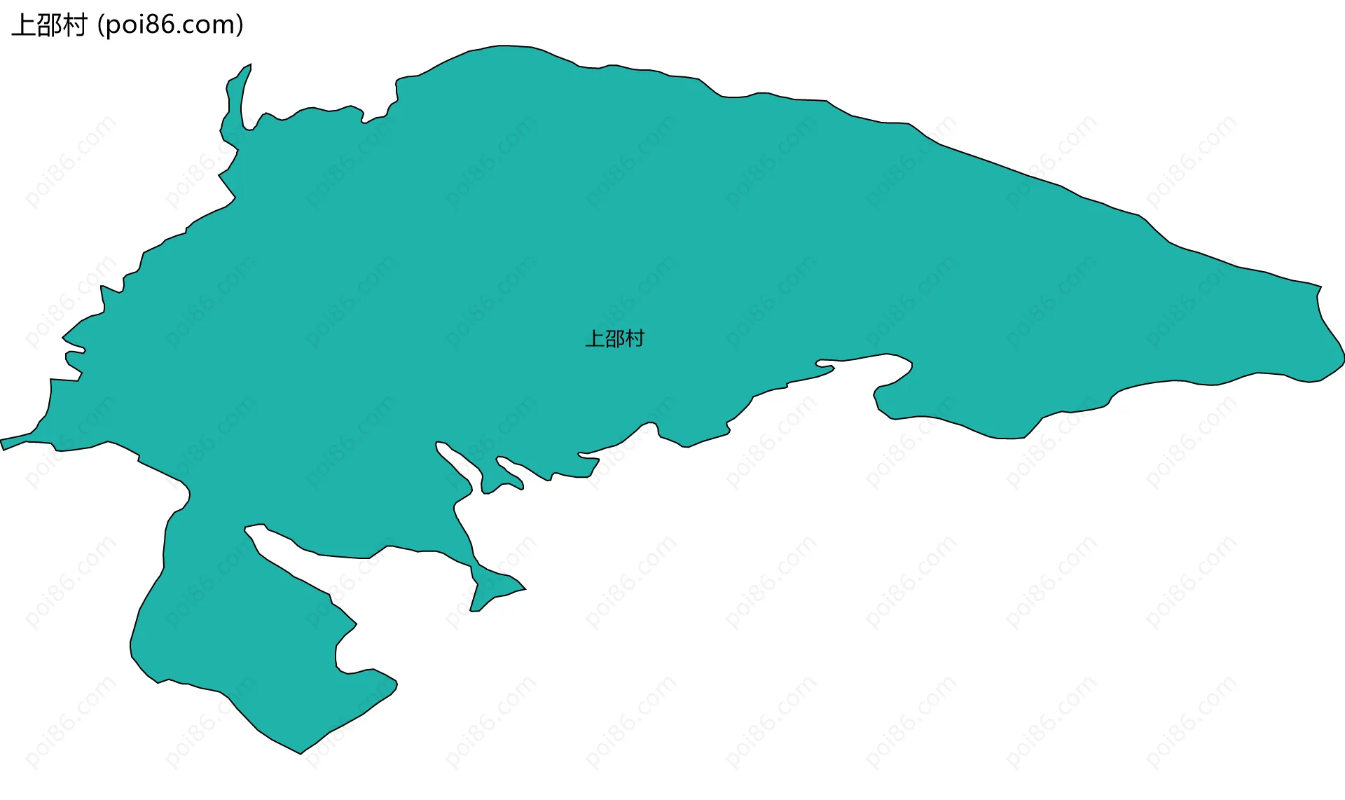 上邵村边界地图