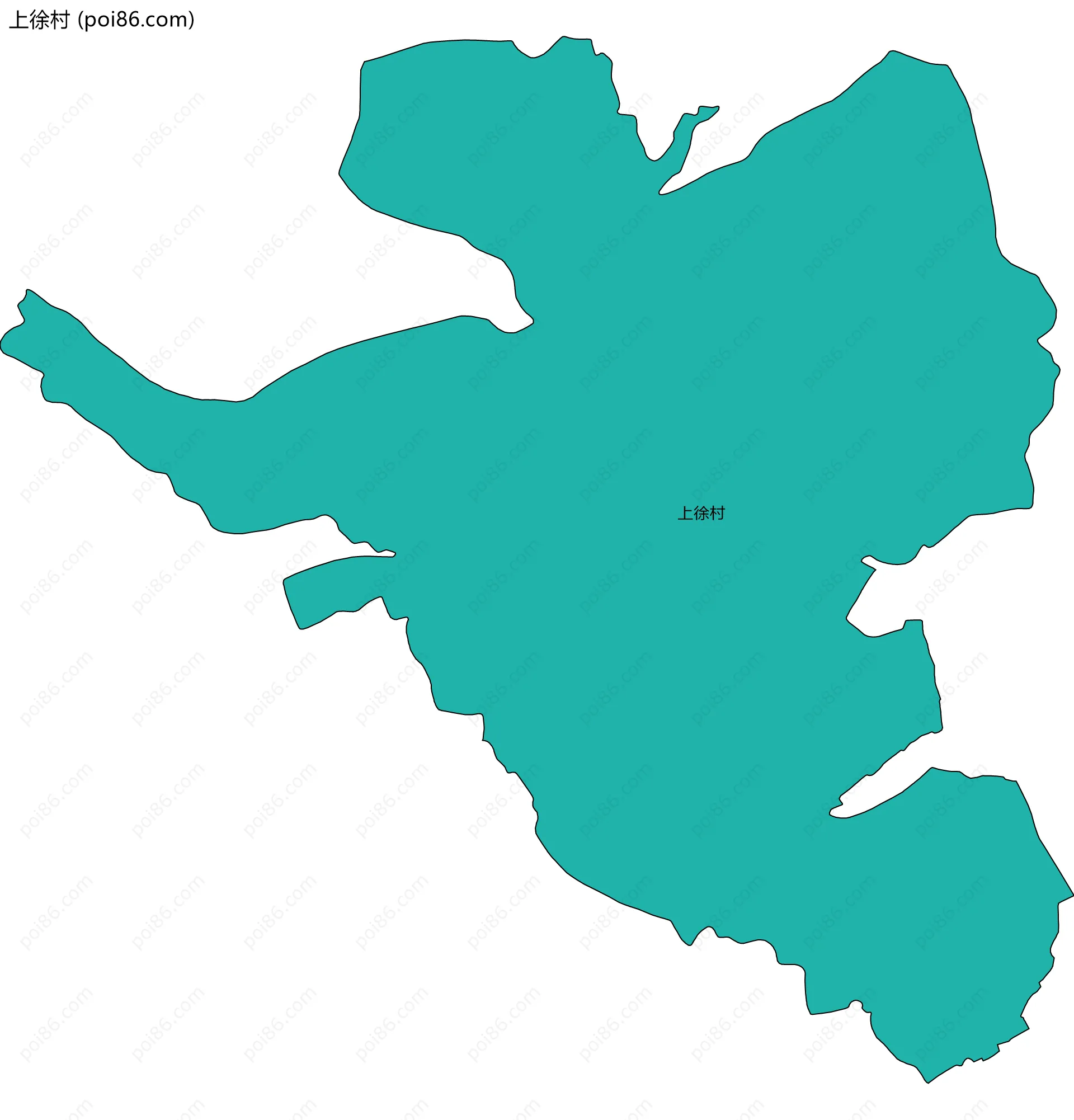 上徐村边界地图