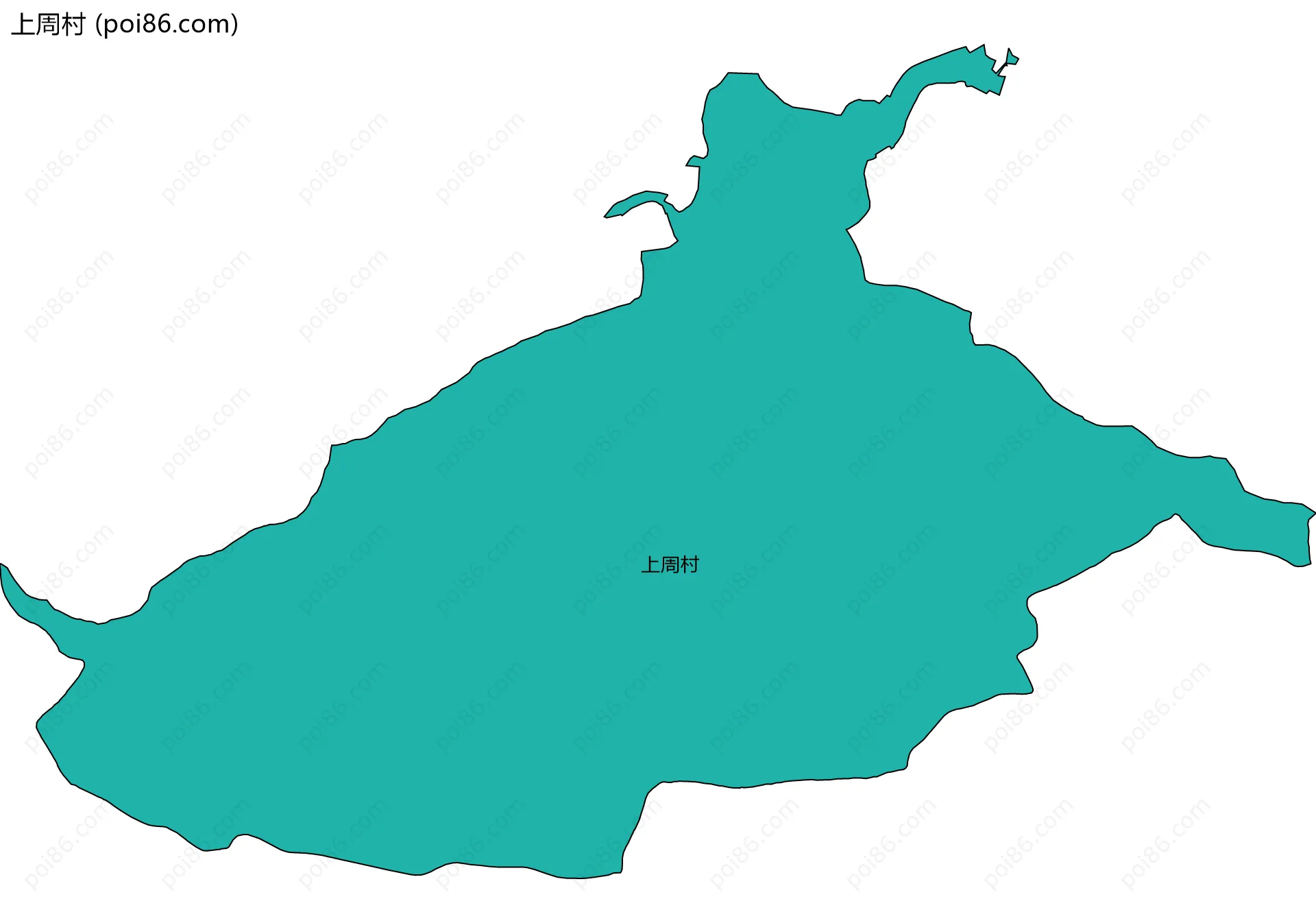 上周村边界地图