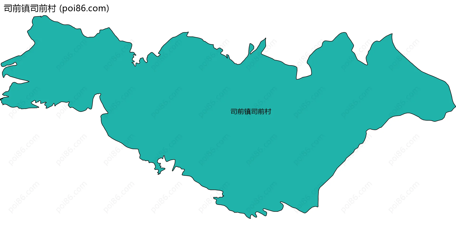 司前镇司前村边界地图