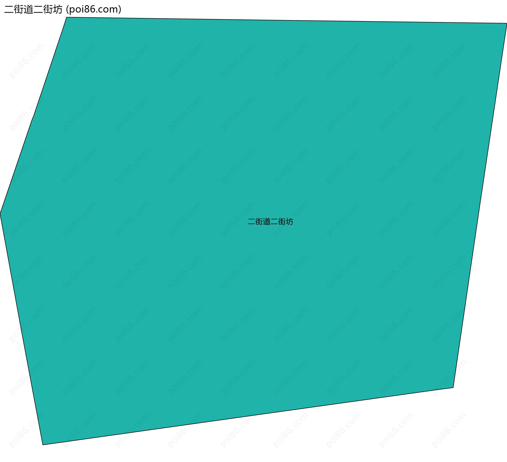 二街道二街坊边界地图