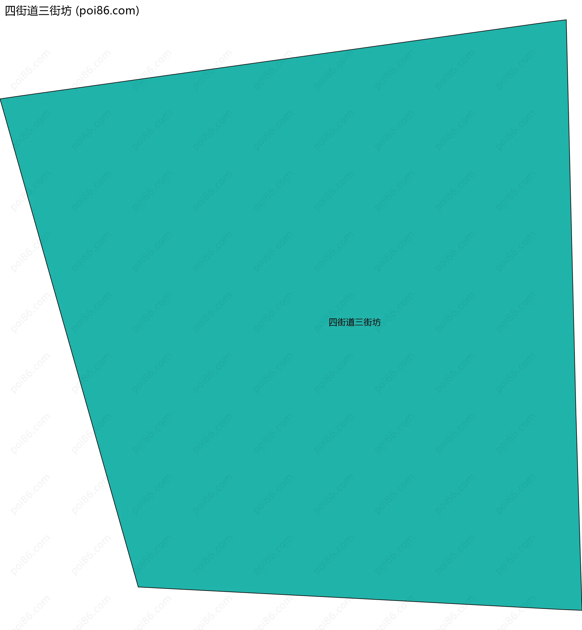 四街道三街坊边界地图