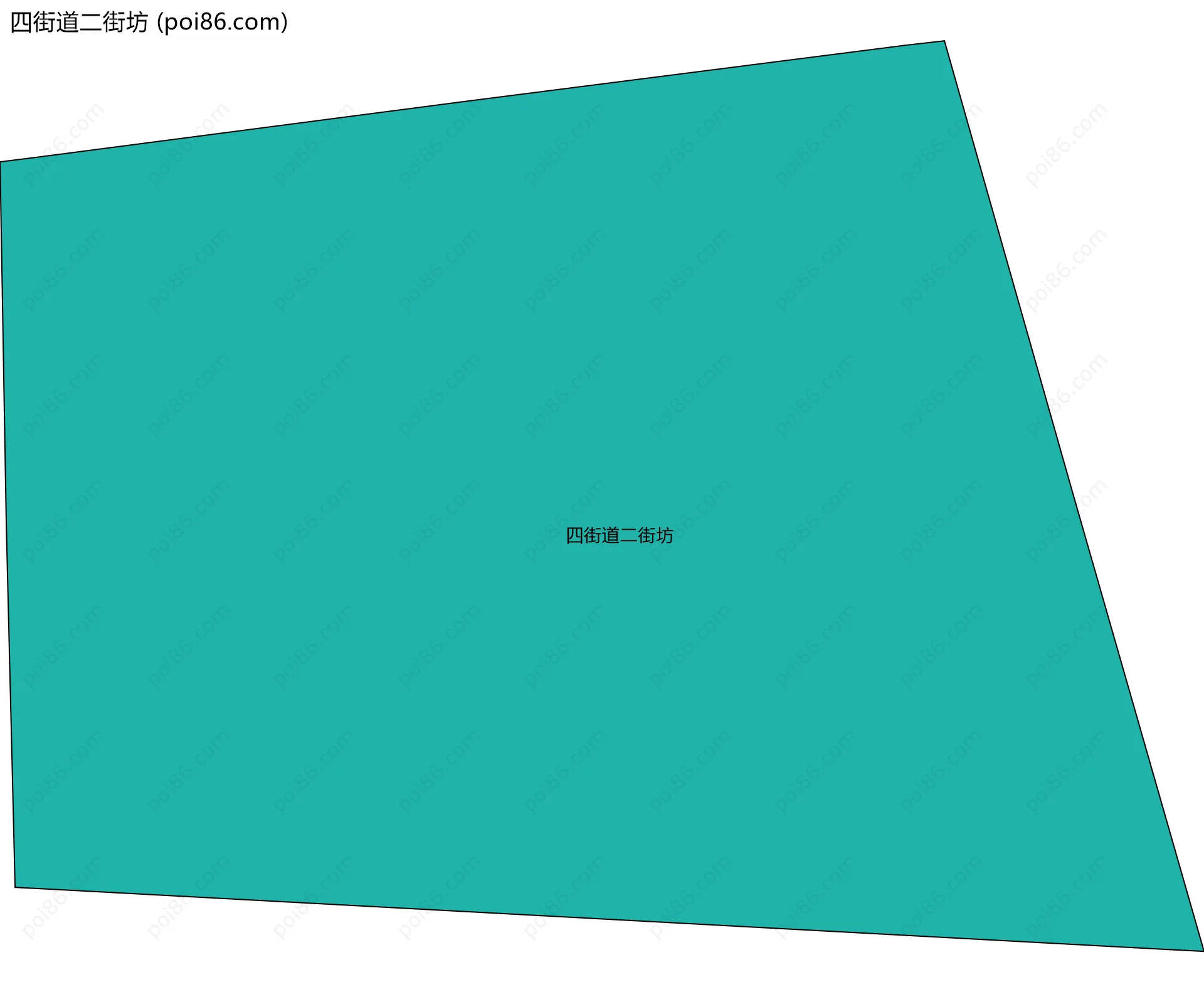 四街道二街坊边界地图