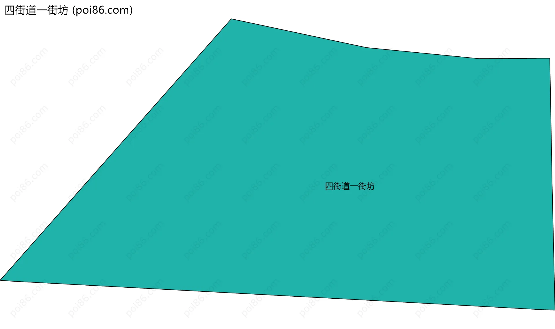 四街道一街坊边界地图