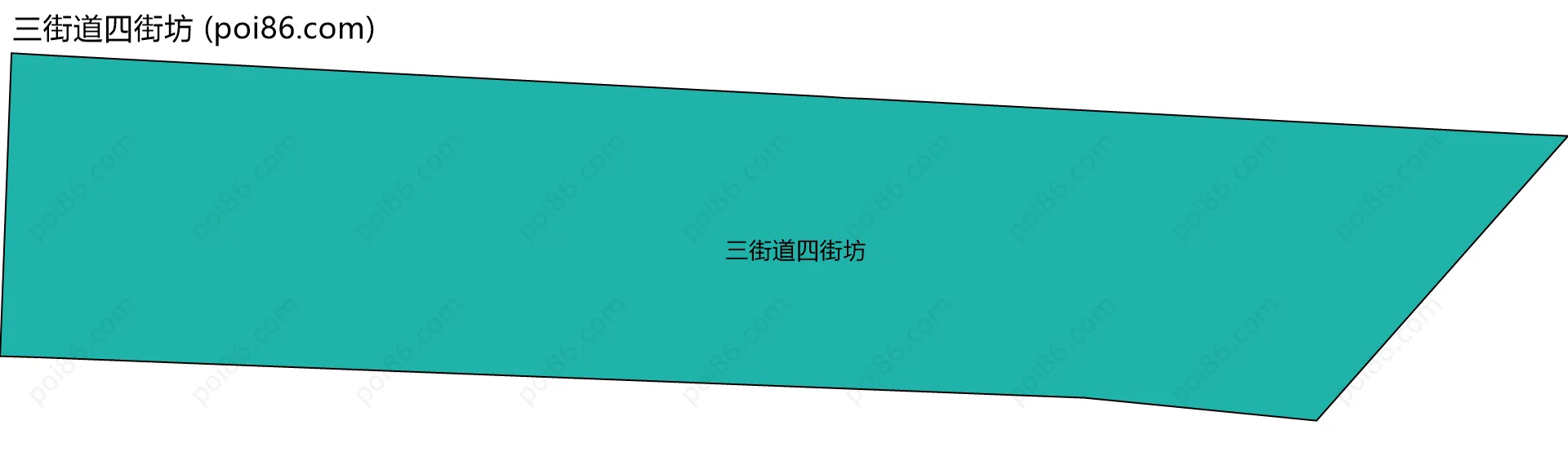 三街道四街坊边界地图