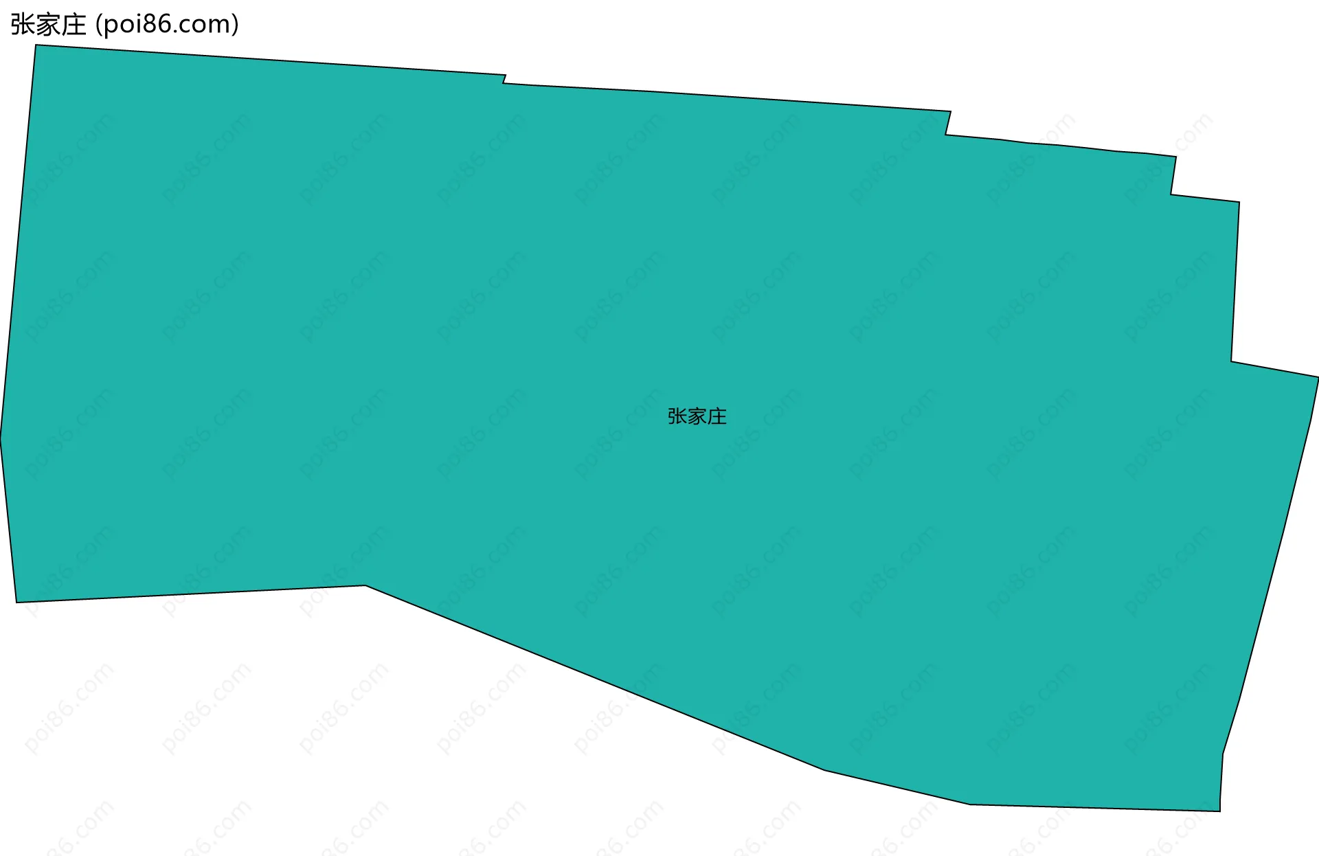 张家庄边界地图