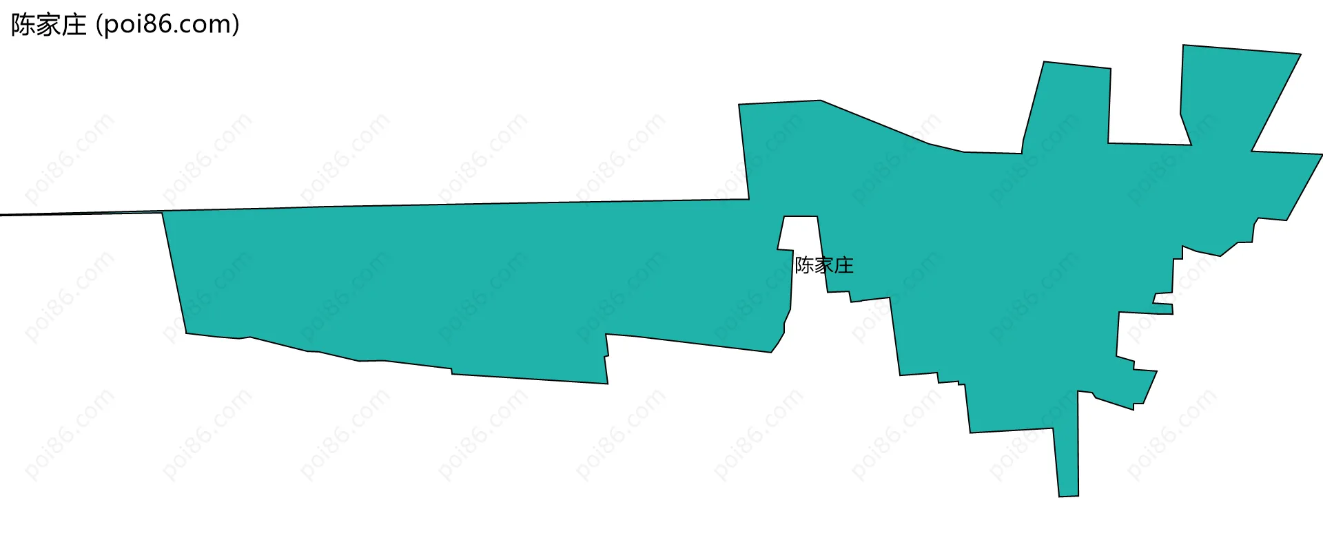 陈家庄边界地图