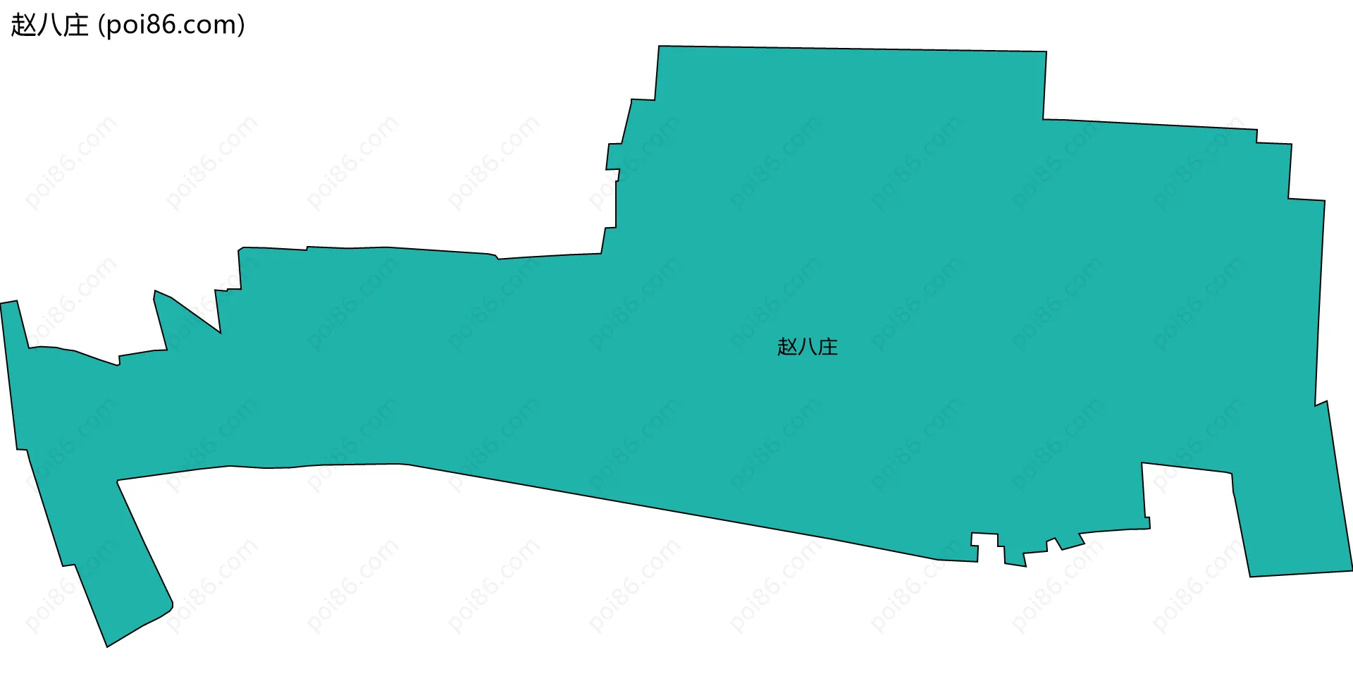 赵八庄边界地图