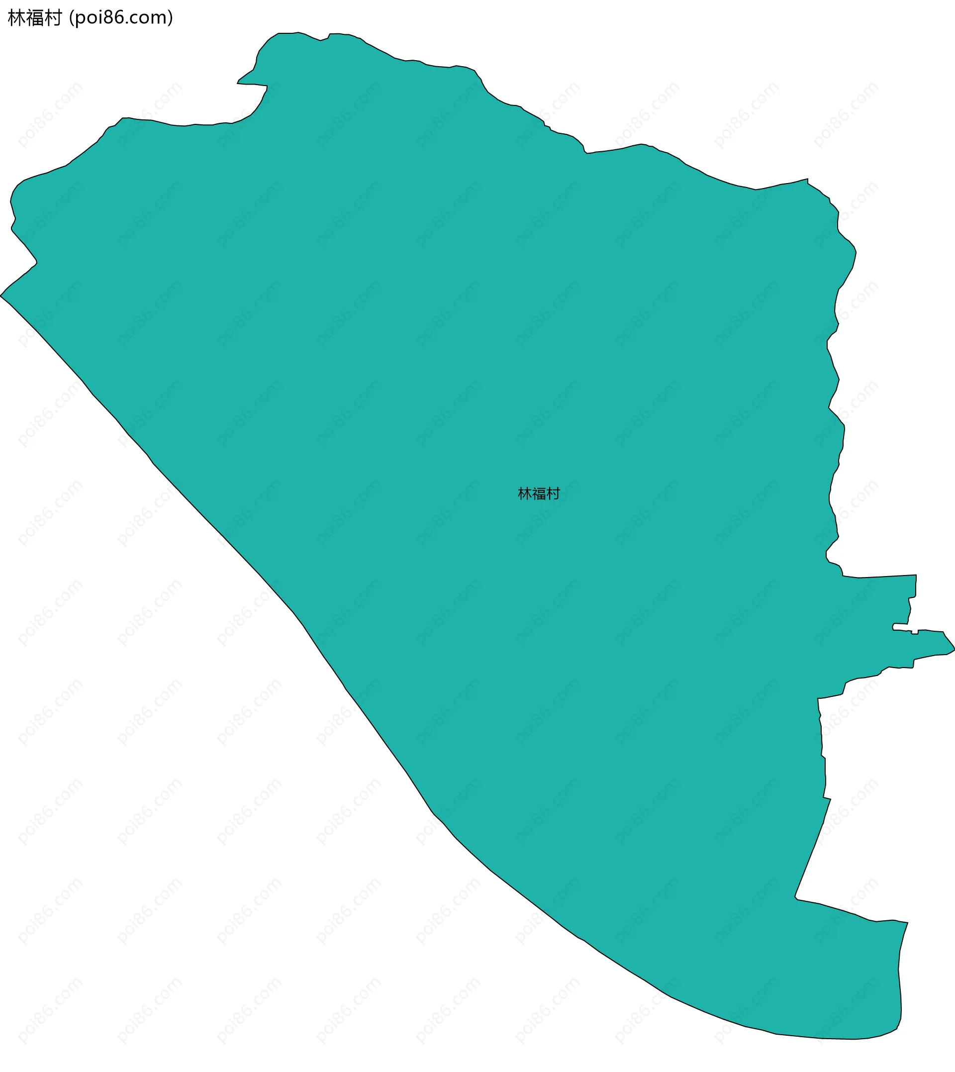 林福村边界地图
