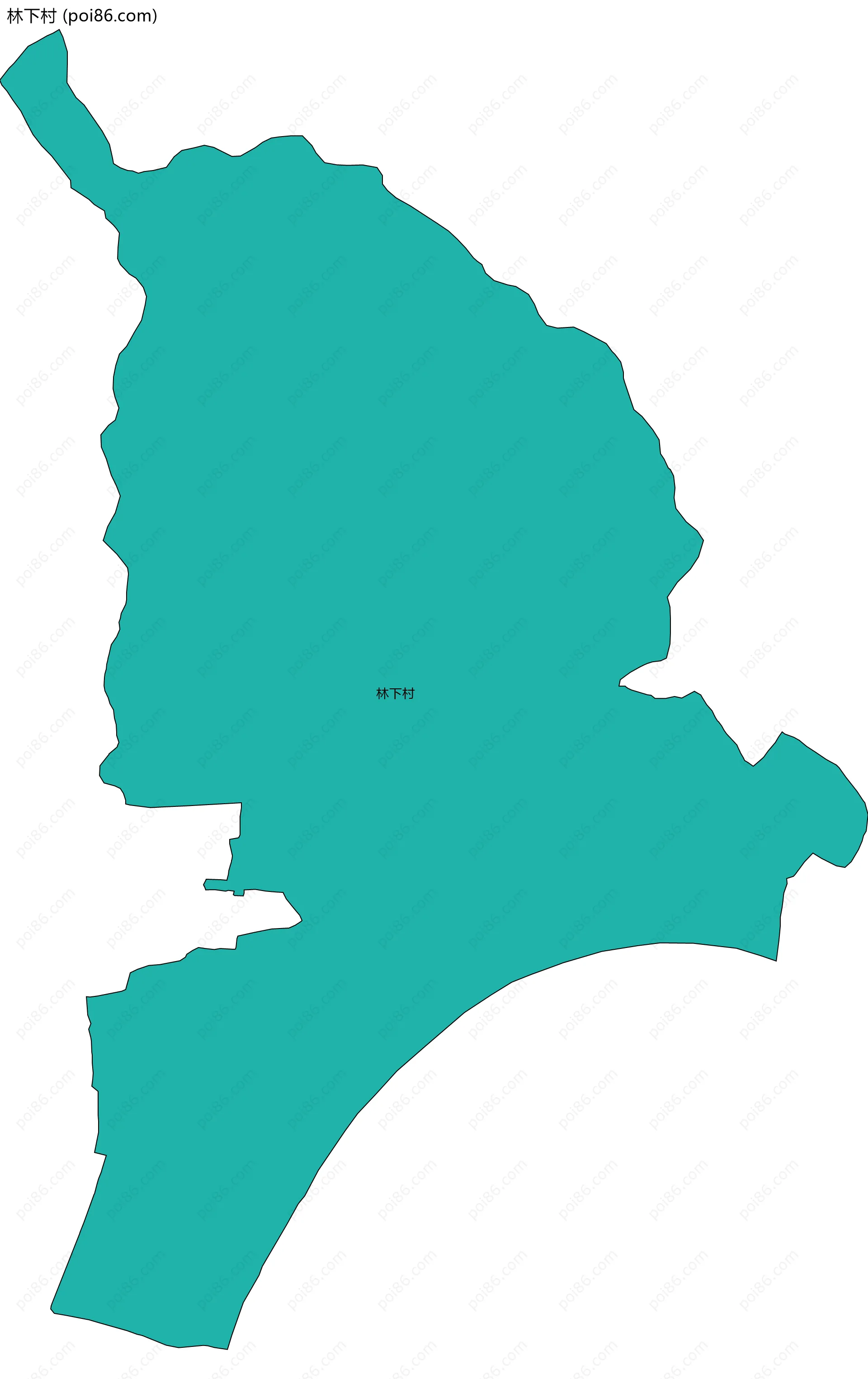 林下村边界地图