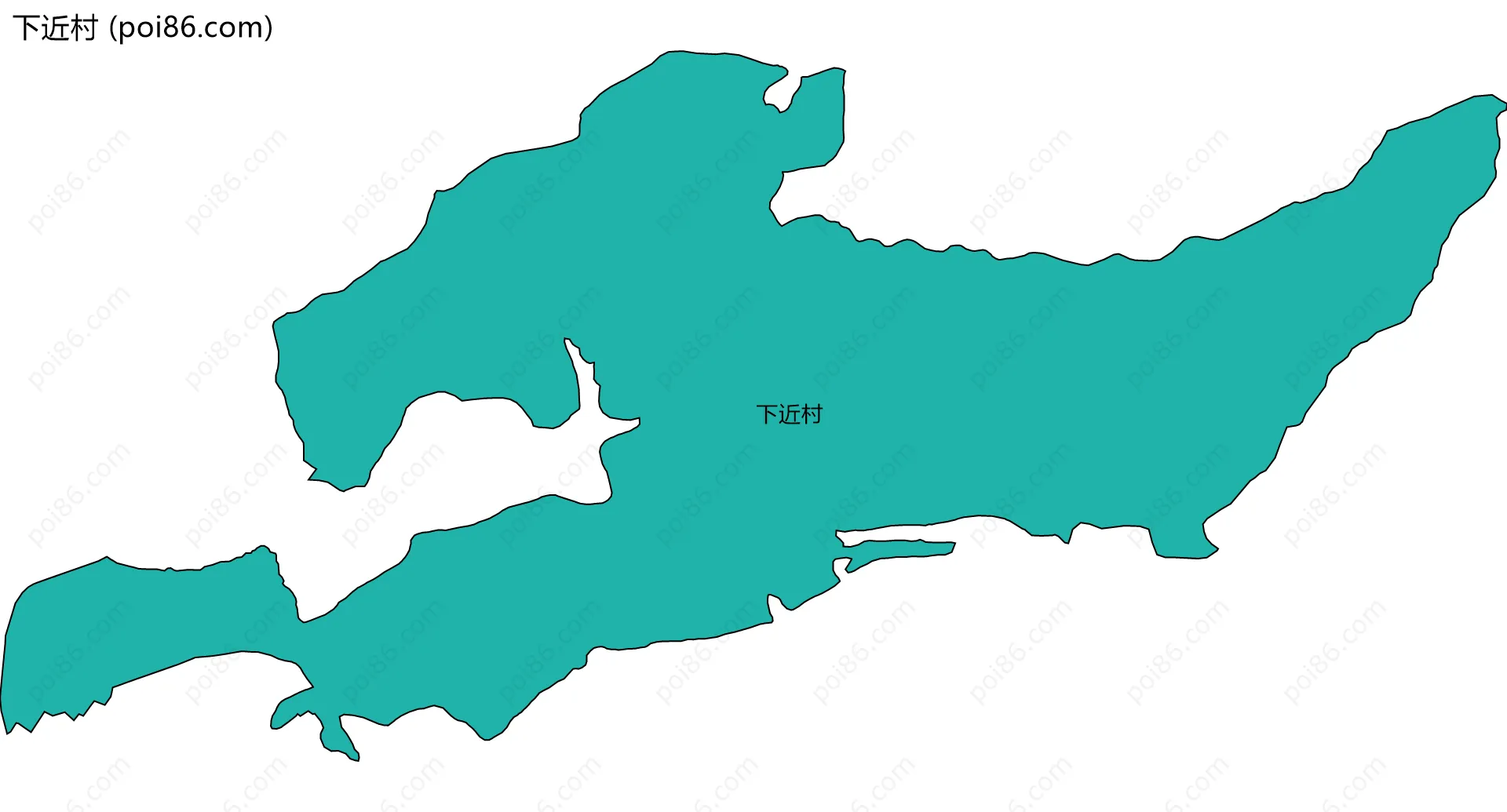 下近村边界地图