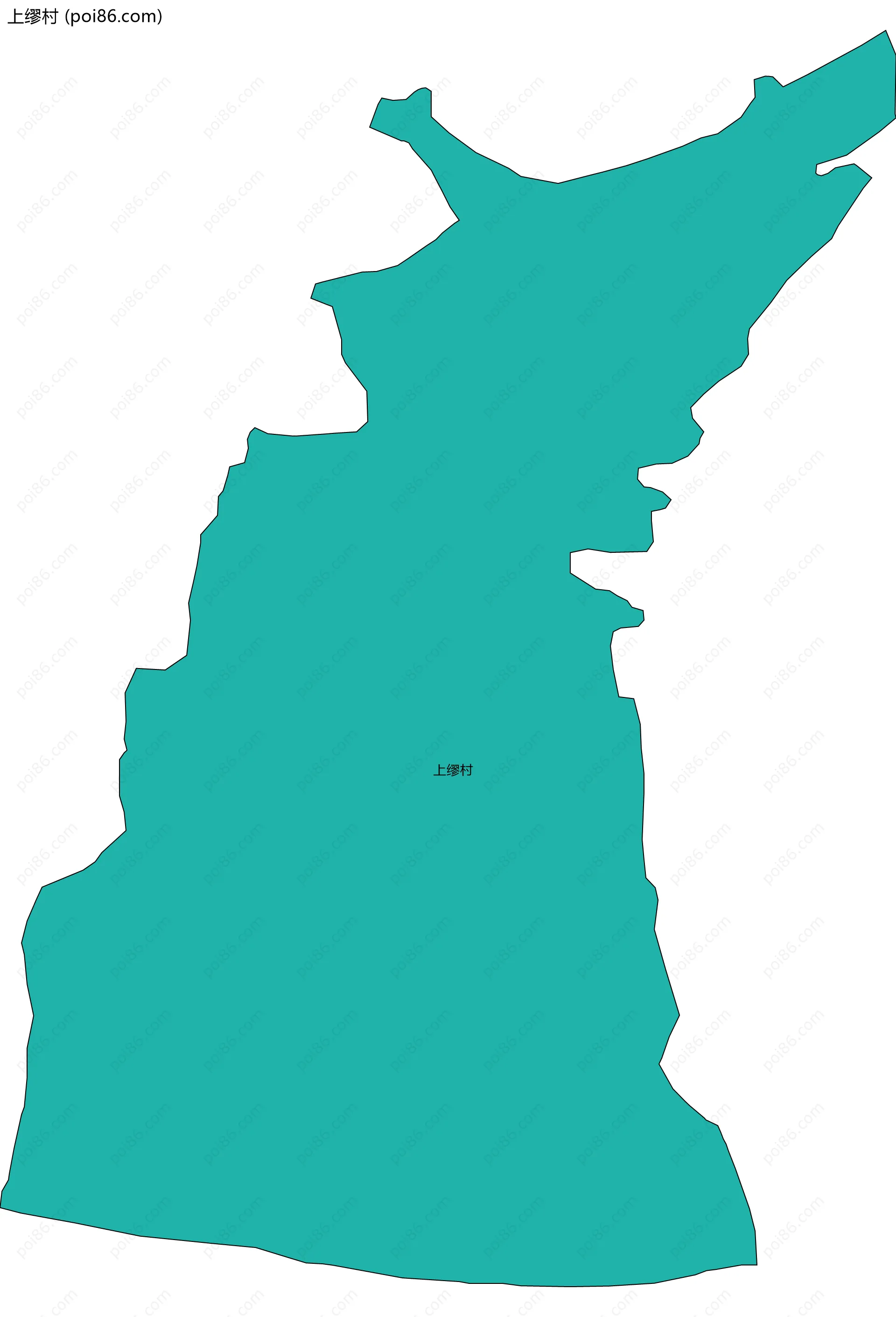 上缪村边界地图