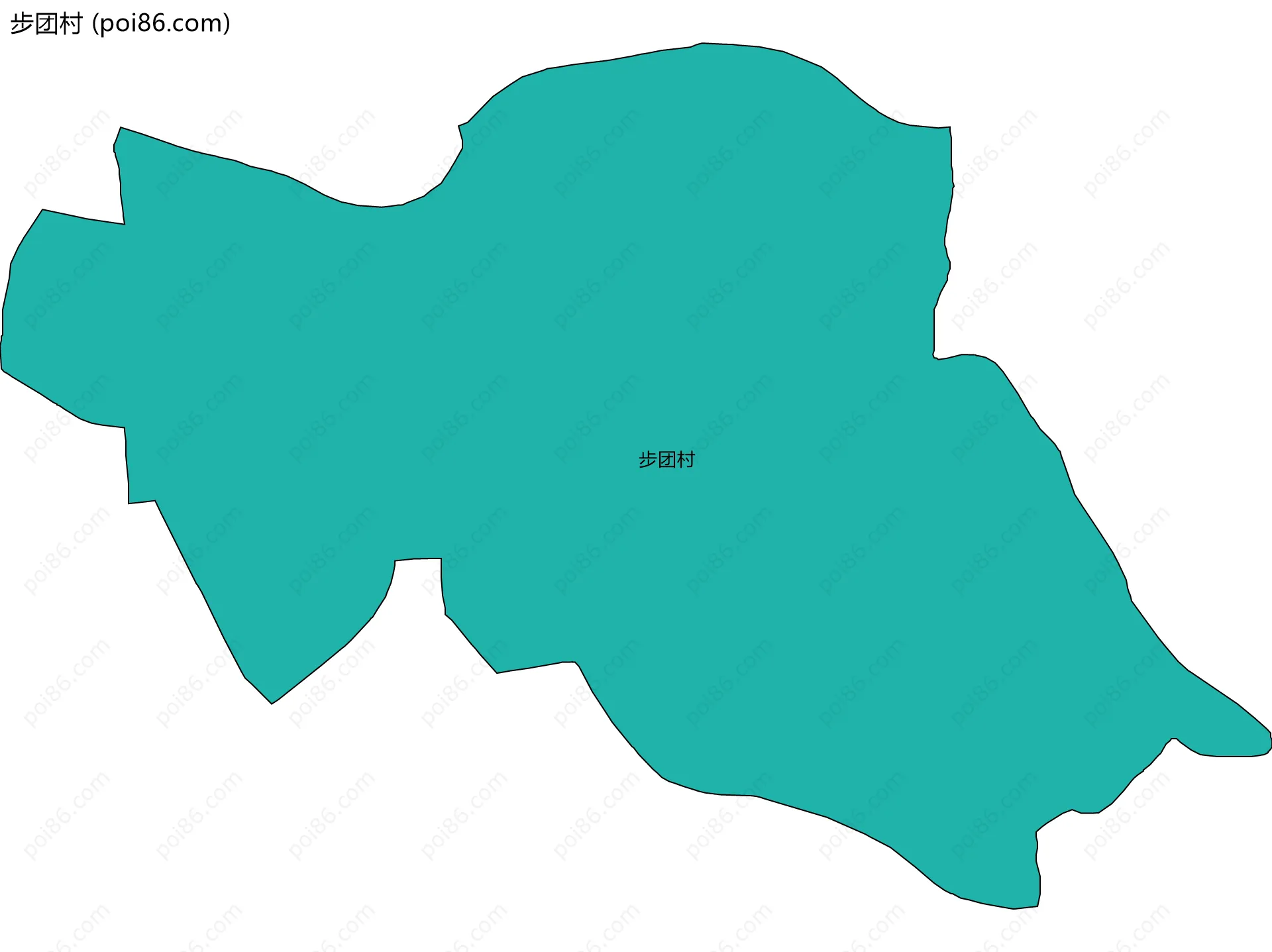 步团村边界地图