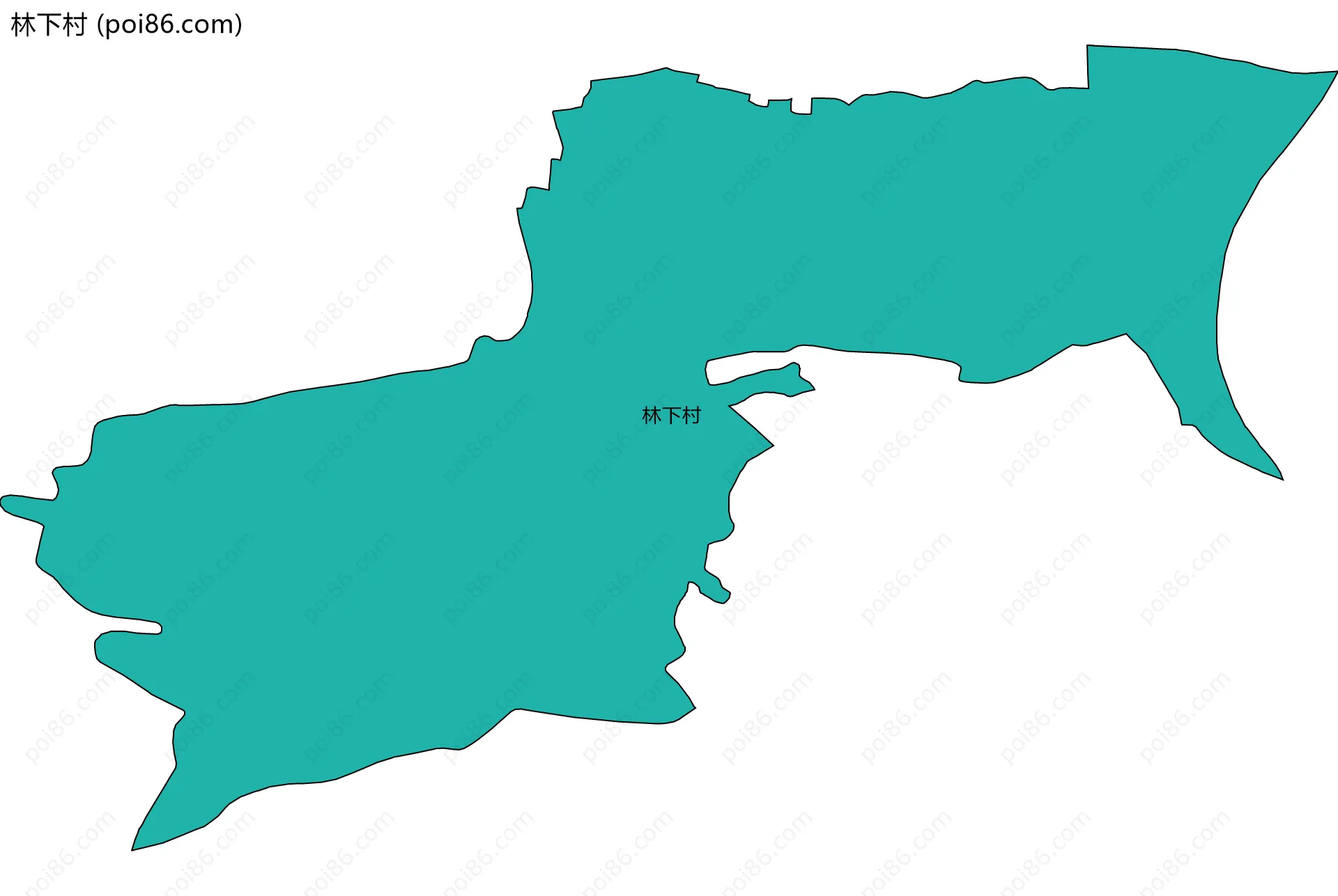 林下村边界地图