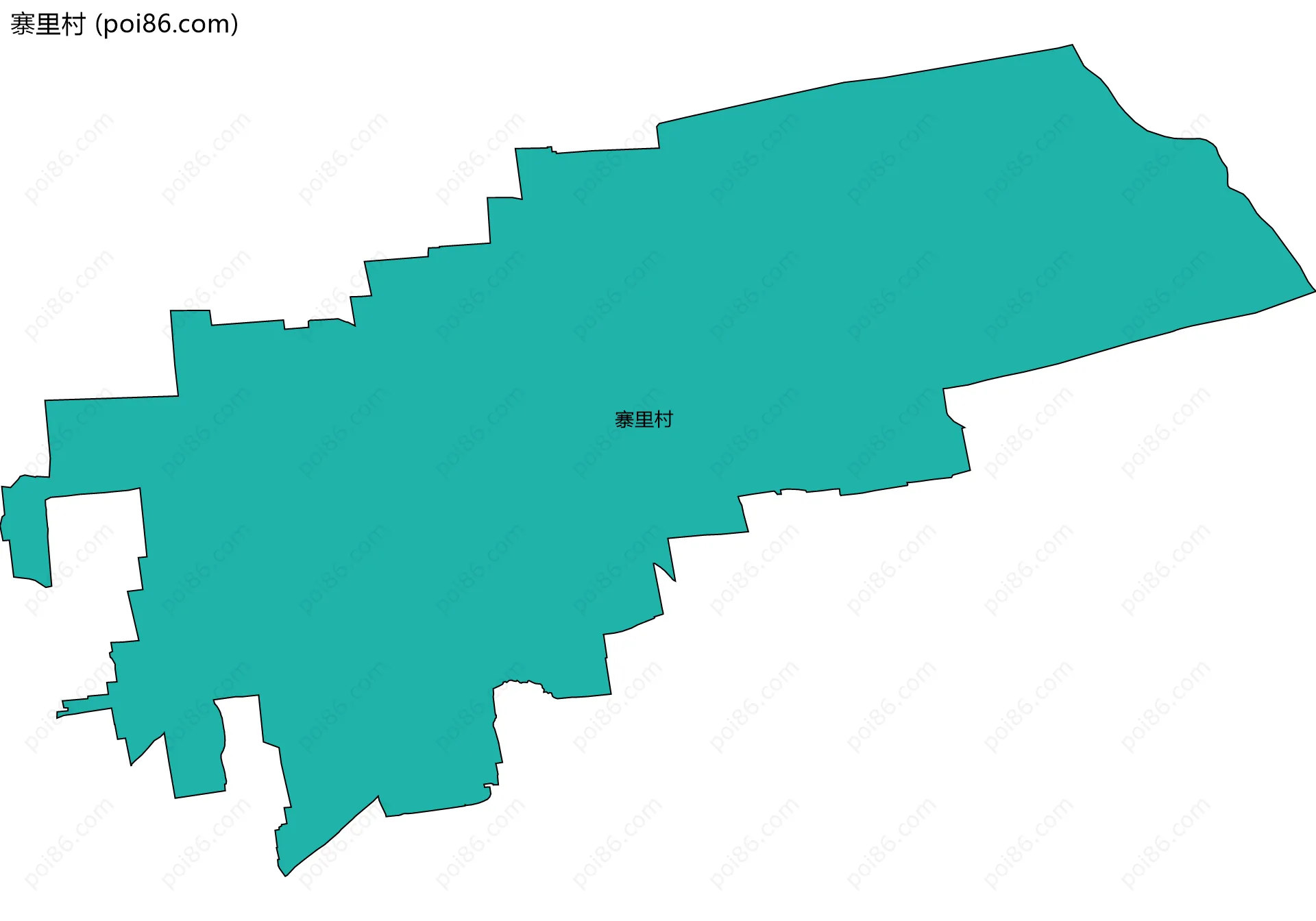 寨里村边界地图