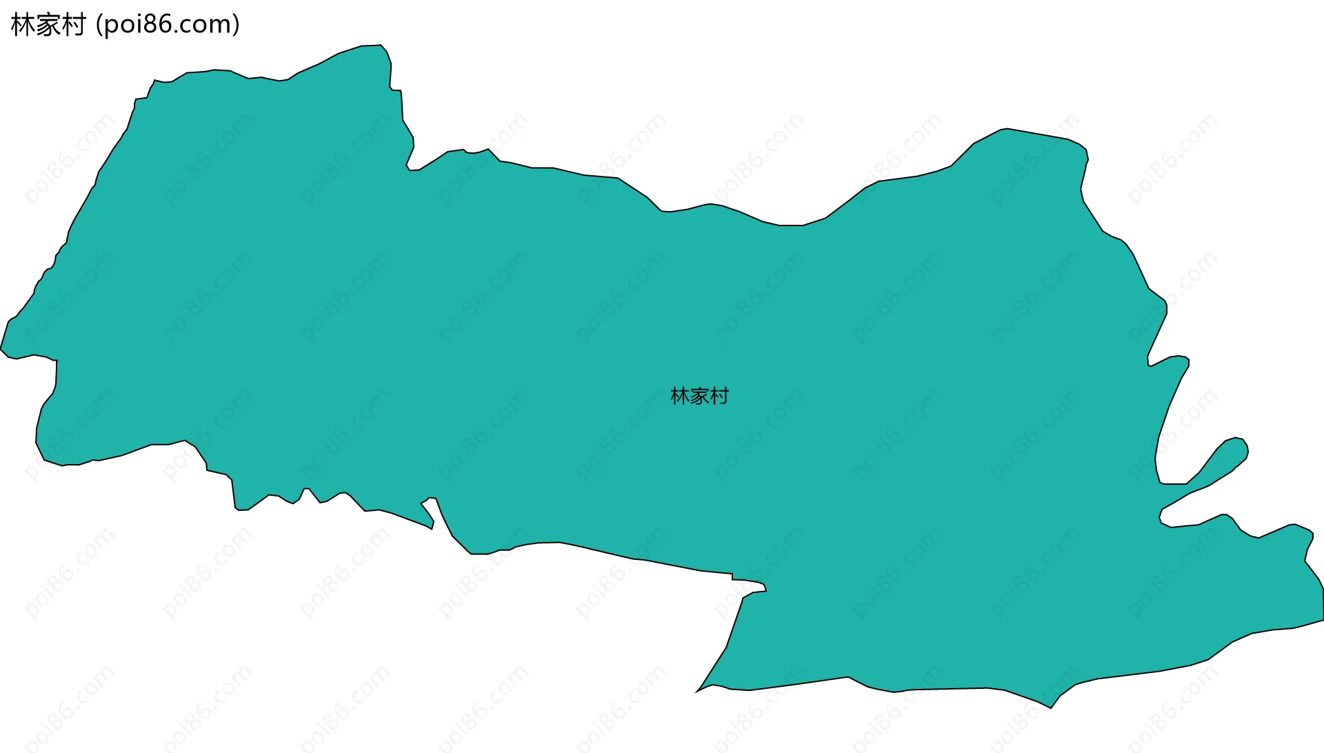林家村边界地图